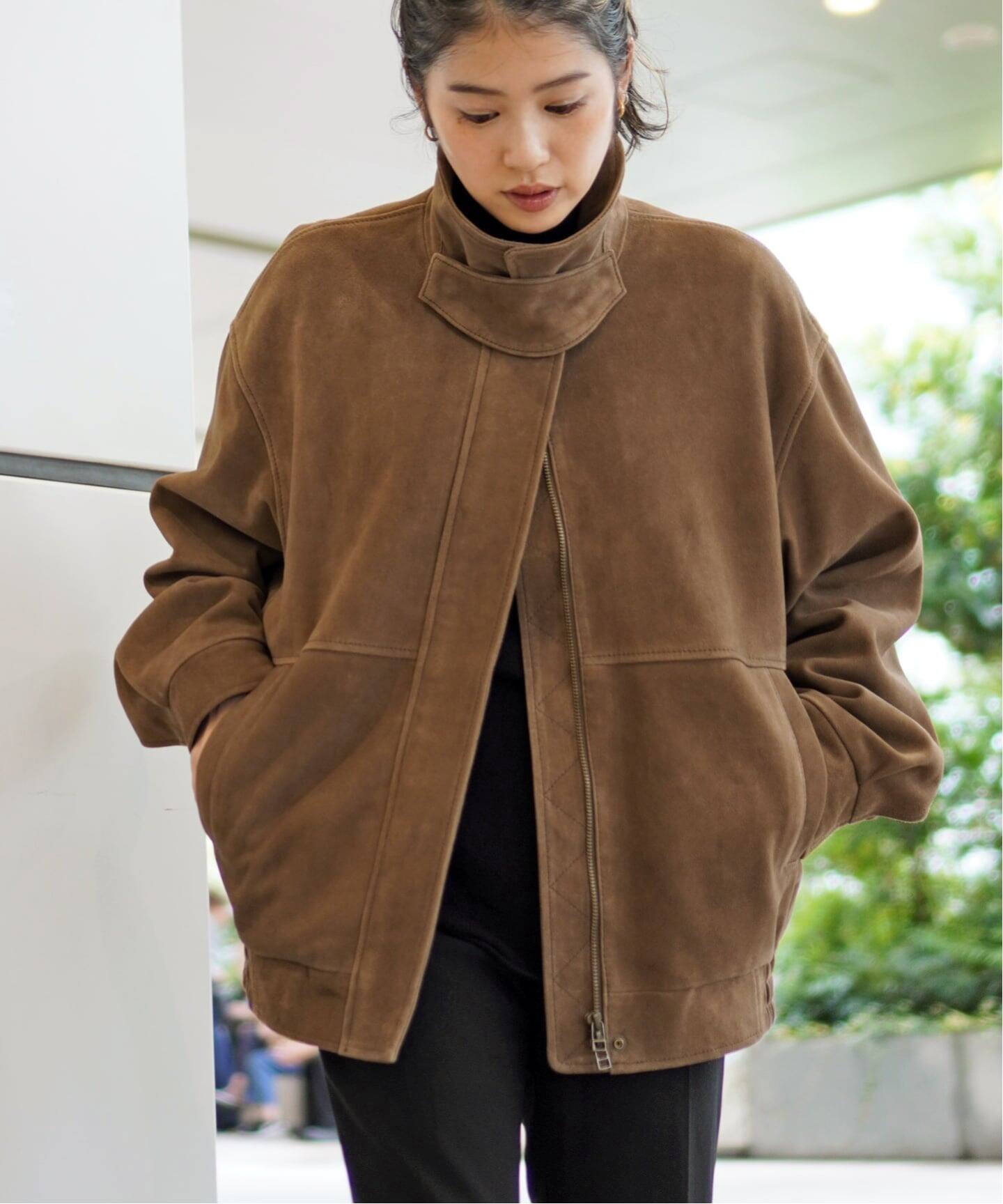 スエードブルゾン（その他ブルゾン／アウター）｜AP STUDIO（エーピー