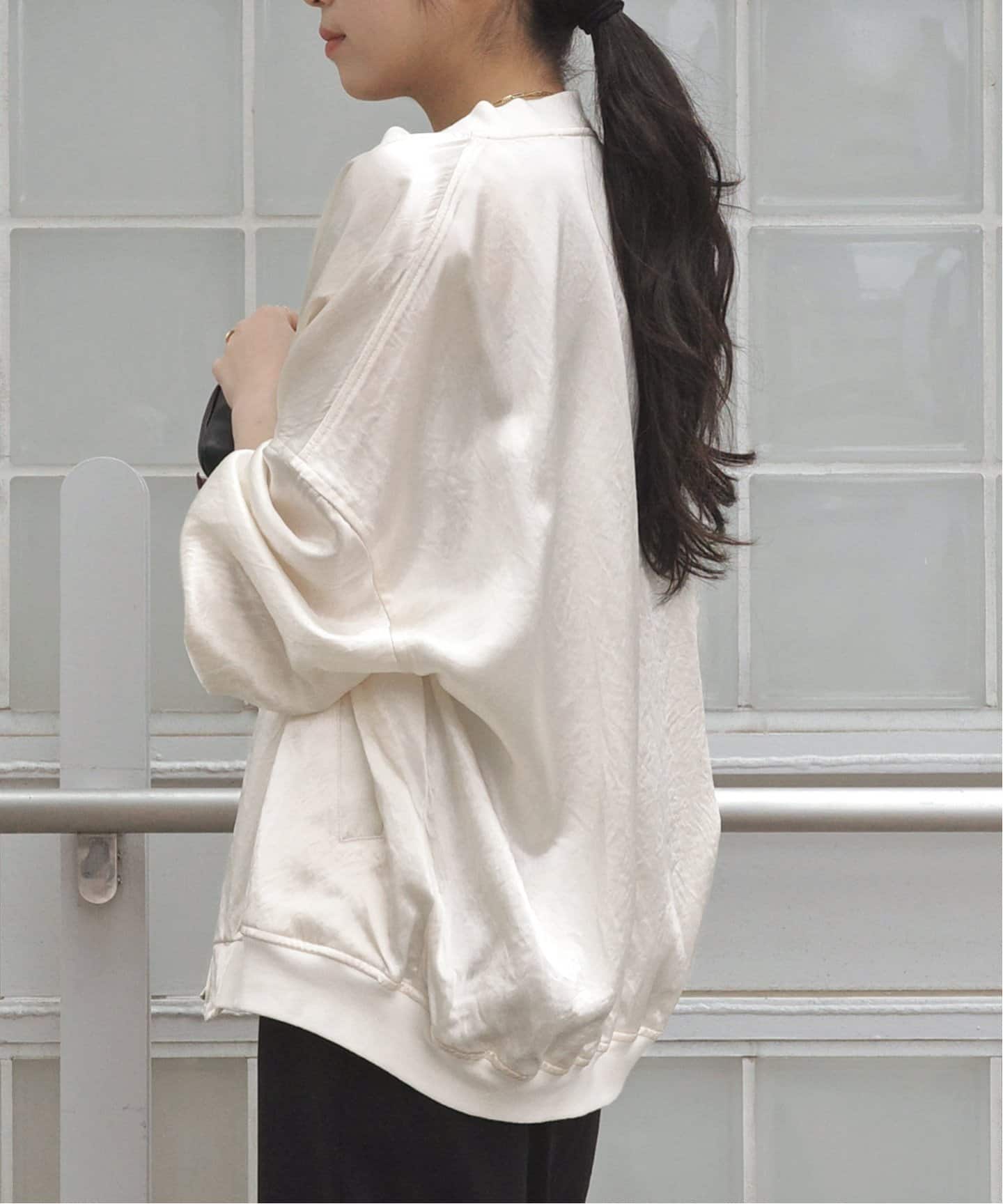 専用　AP STUDIO　SCENTOF NEWサテンブルゾン　F AP STUDIO SCENTOF New サテンブルゾン ドゥーズィエムクラス