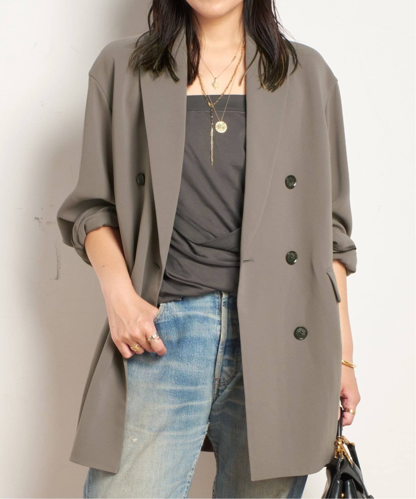 美品✨即完売品 ap studio ダブルブレストジャケット38カーキ 美品✨即完売品 ap studio ダブルブレストジャケット38カーキ - メルカリ