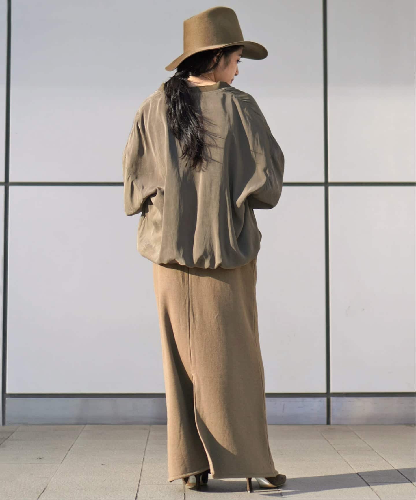 スエードライクサテンブルゾン（その他ブルゾン／アウター）｜AP