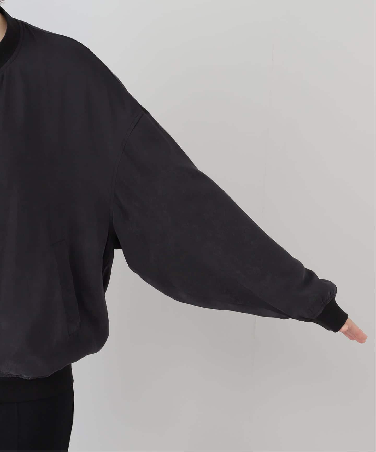 スエードライクサテンブルゾン（その他ブルゾン／アウター）｜AP