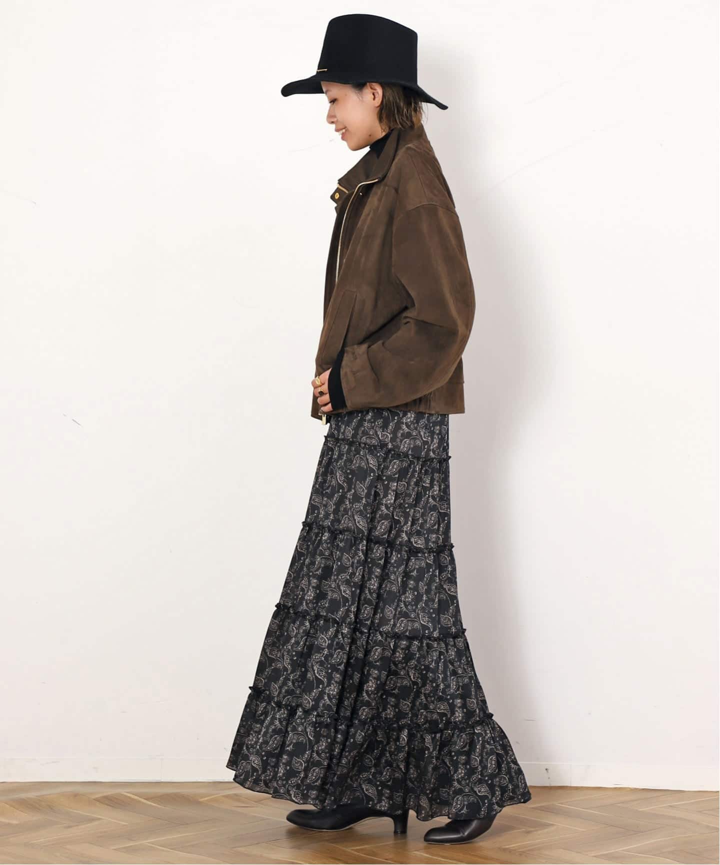 スエードクロップドブルゾン（その他ジャケット・スーツ）｜AP STUDIO