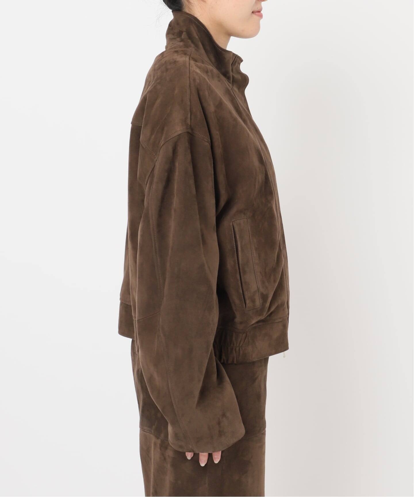 スエードクロップドブルゾン（その他ジャケット・スーツ）｜AP STUDIO