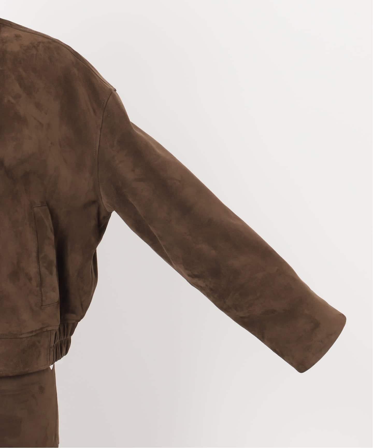 スエードクロップドブルゾン（その他ジャケット・スーツ）｜AP STUDIO