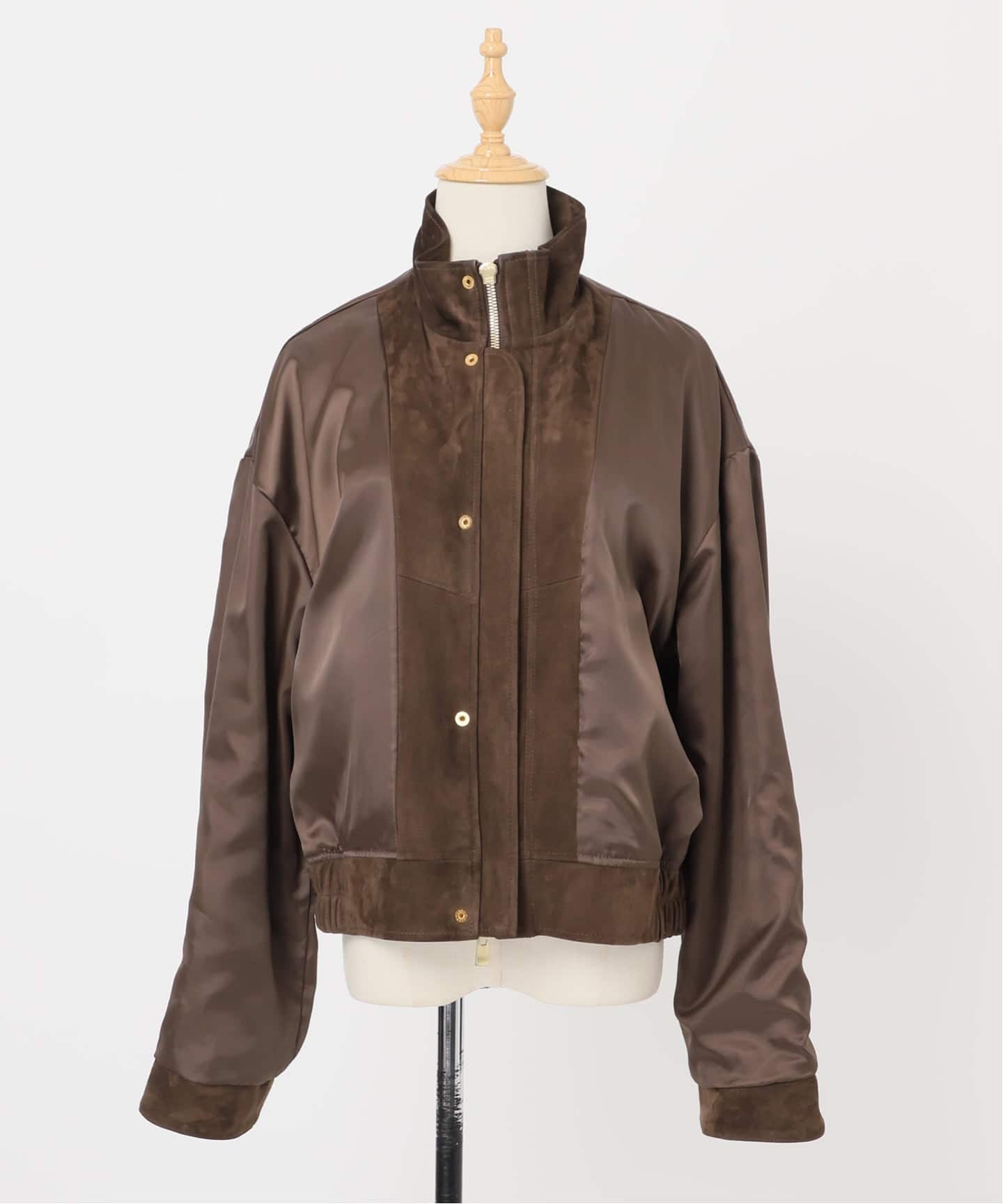 AP STUDIO スエードクロップドブルゾン スエードクロップドブルゾン（その他ジャケット・スーツ）｜AP STUDIO