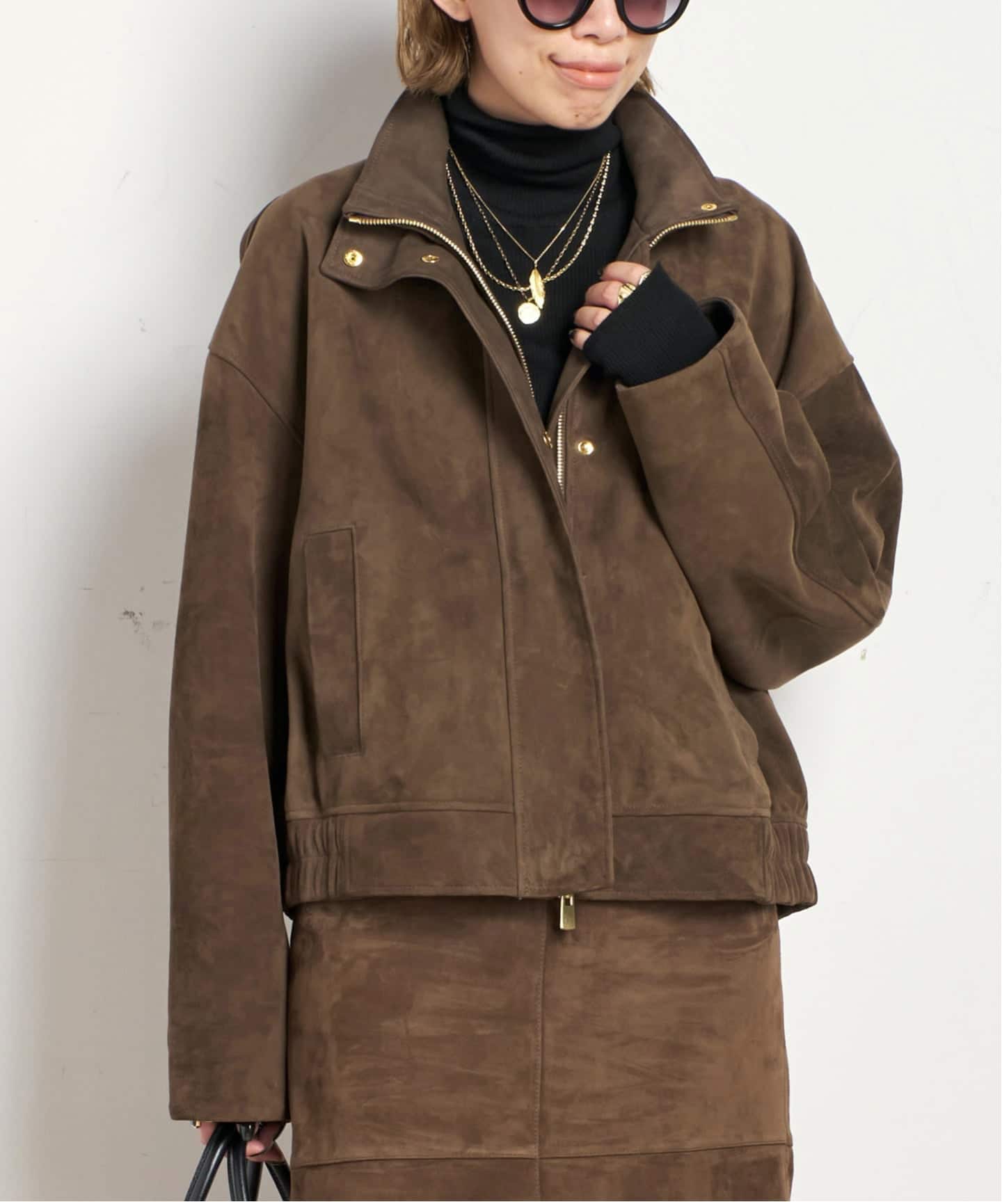 AP STUDIO プランパーコート　カーキ　⭐︎新品⭐︎ ストール付きベルテッドリバーコート （アウター）｜PINKY