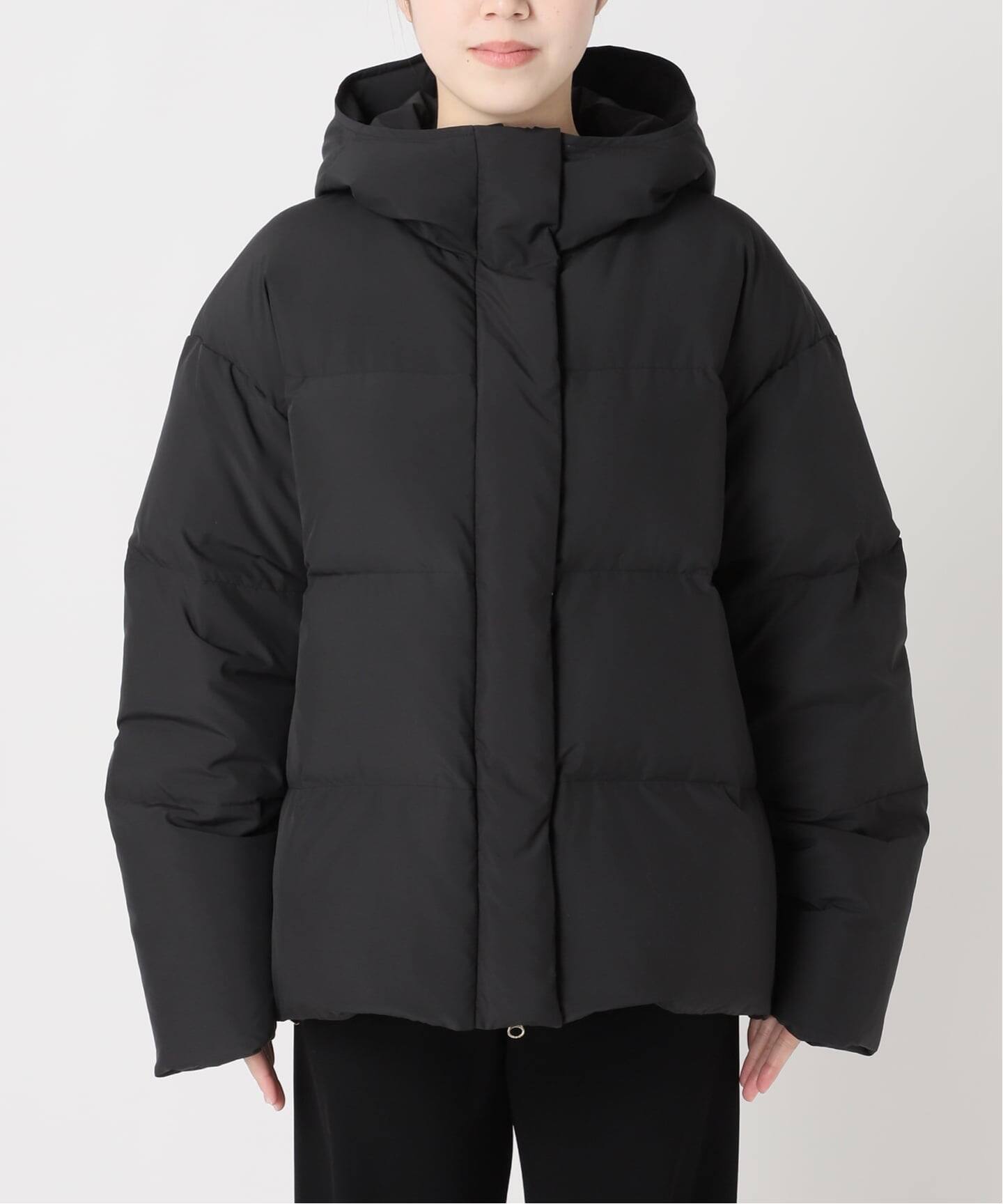 フードダウンジャケット(ブラック)（ダウンジャケット）｜AP STUDIO