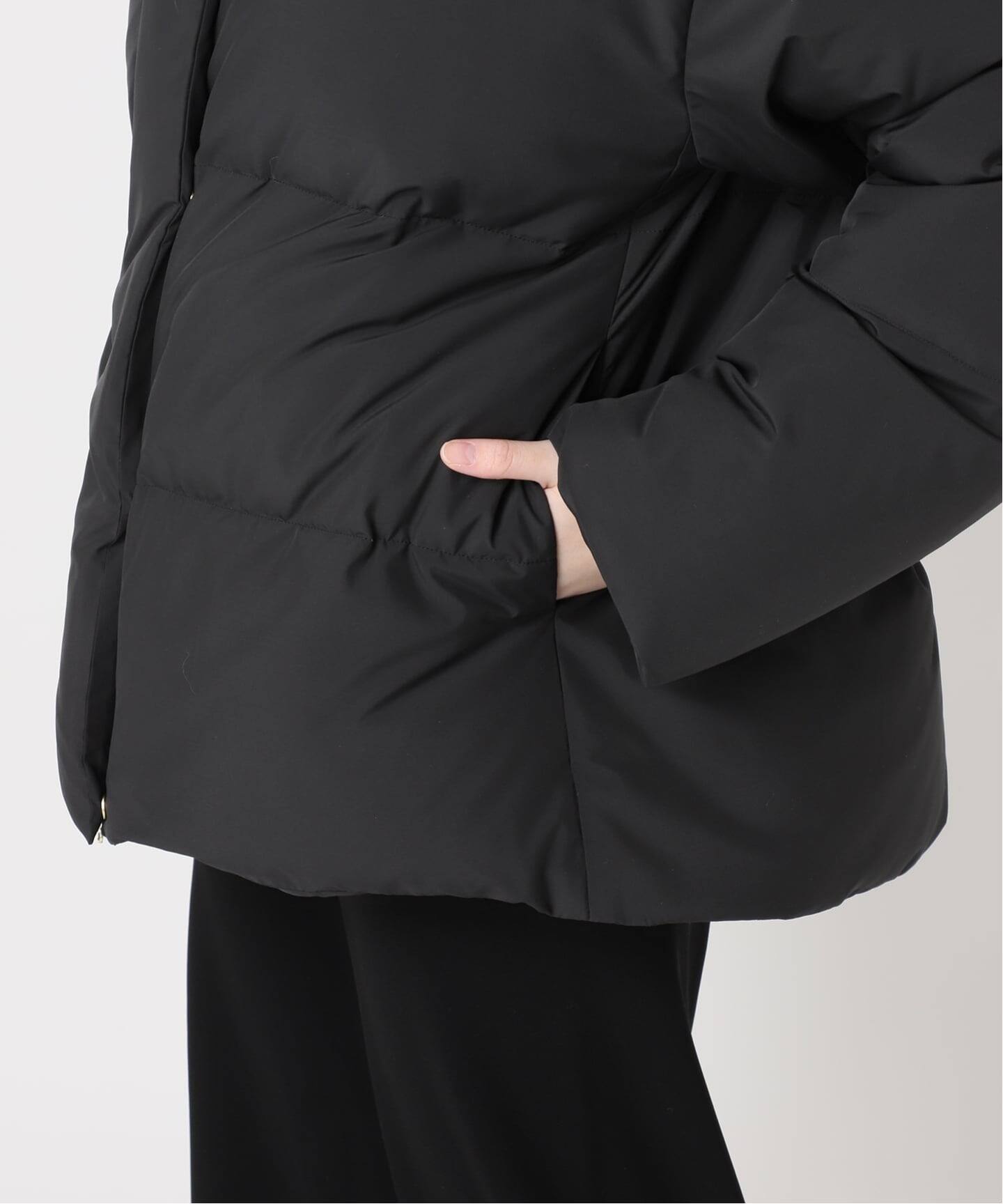 フードダウンジャケット(ブラック)（ダウンジャケット）｜AP STUDIO