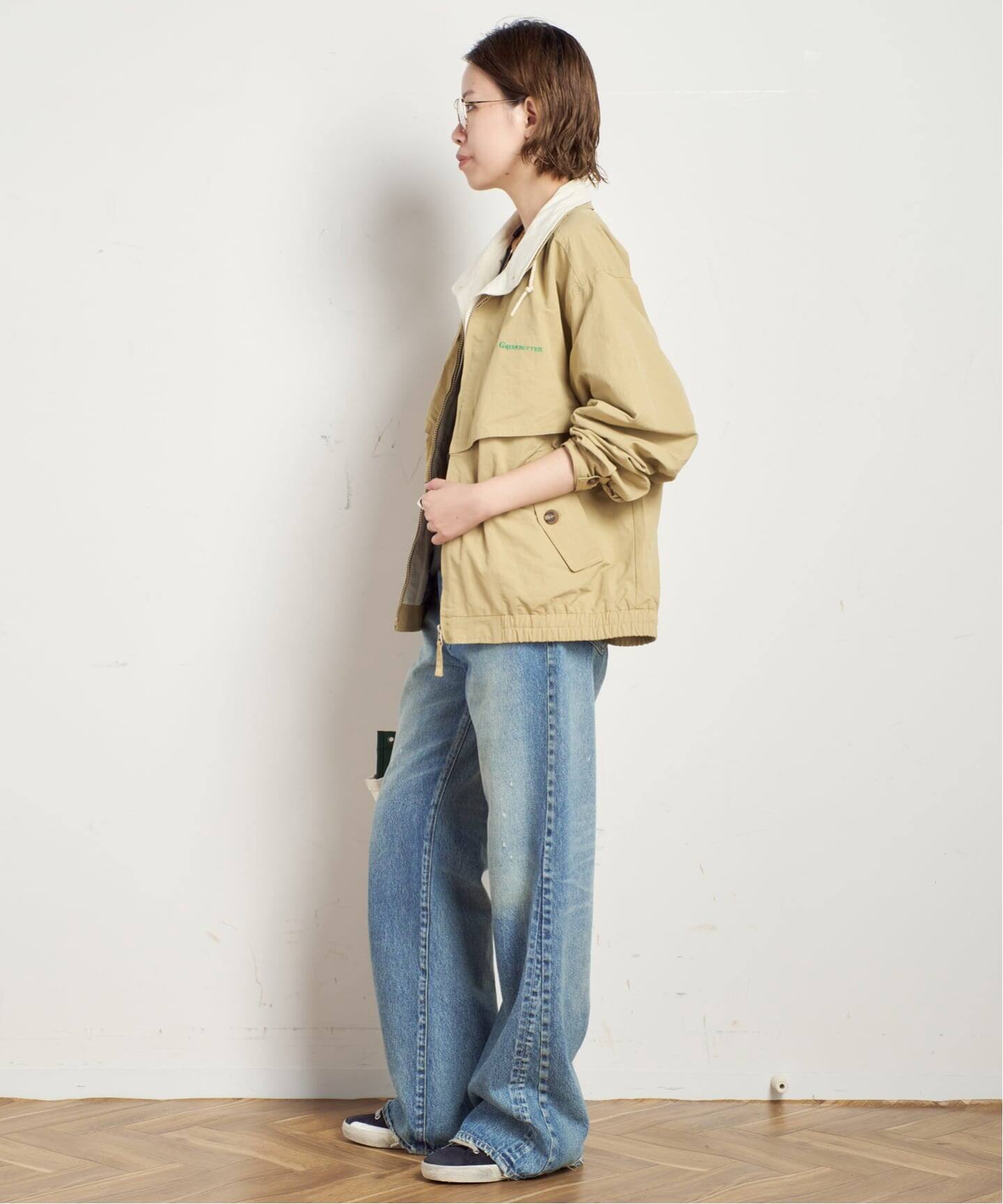 GREEN BUTTER/グリーンバター】Cotton Layered Trucker Jacket（その他