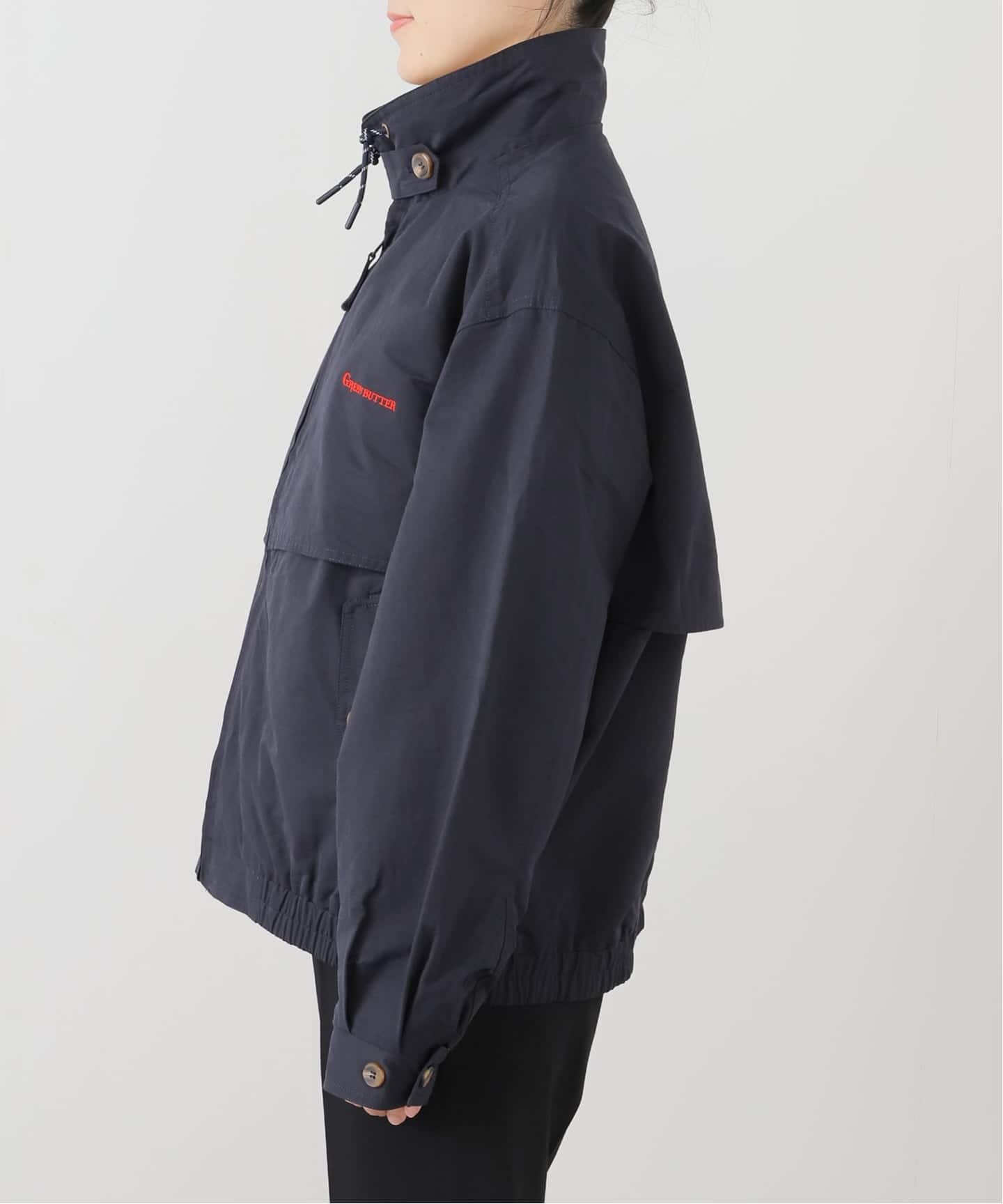 GREEN BUTTER/グリーンバター】Cotton Layered Trucker Jacket（その他