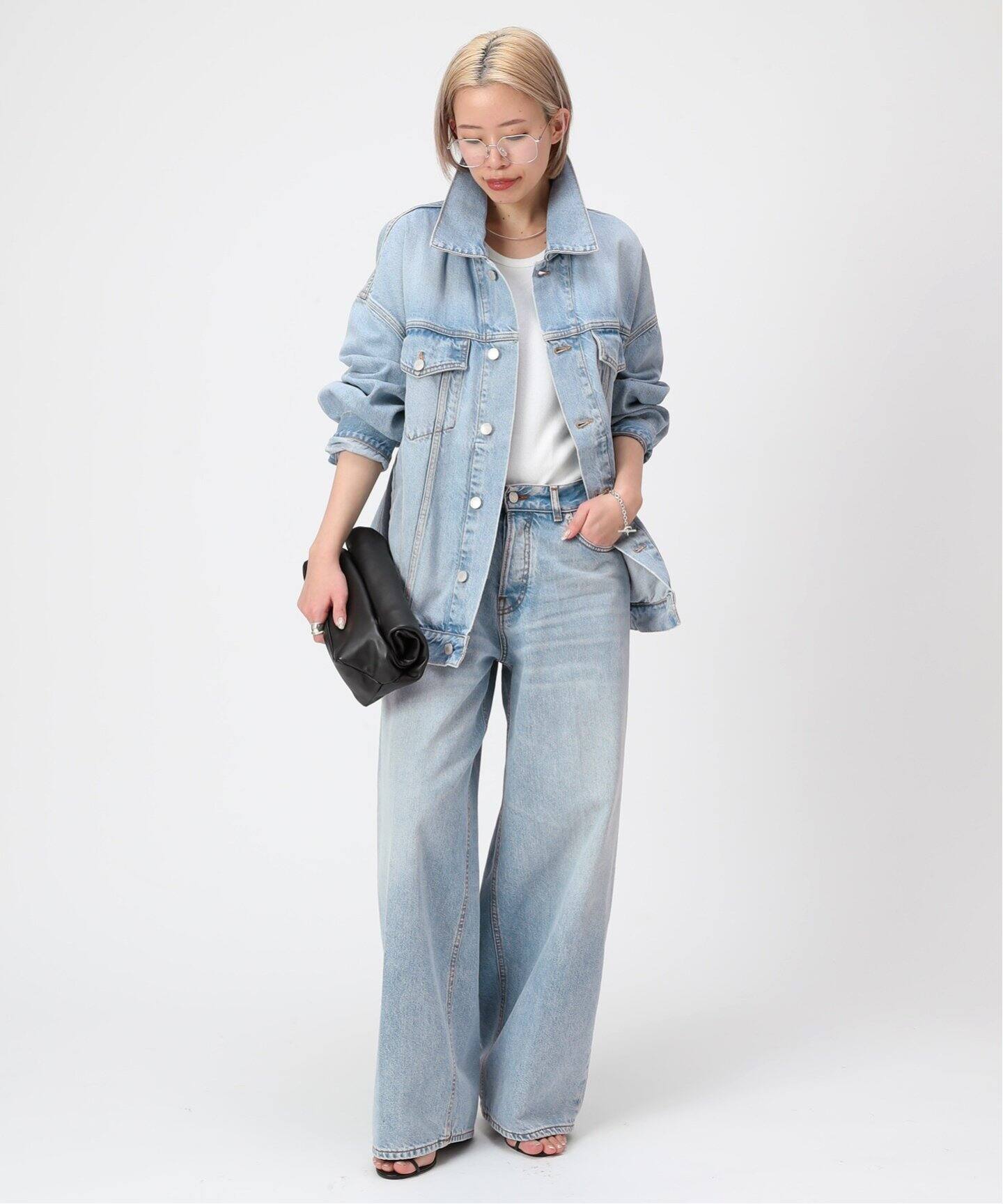 HAIKURE/ハイクル】オーバーブルーデニムジャケット（デニムジャケット  