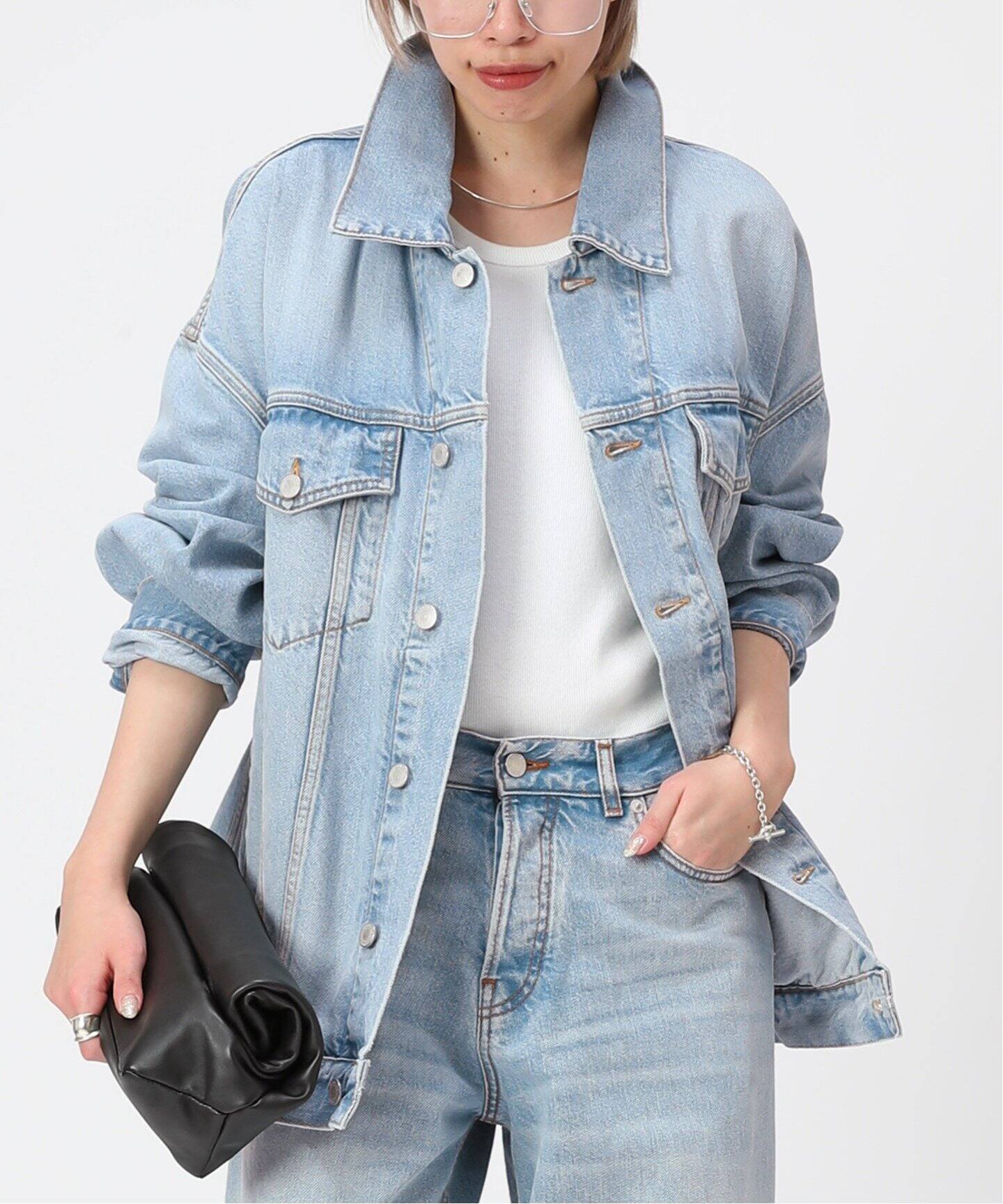 HAIKURE/ハイクル】オーバーブルーデニムジャケット（デニムジャケット  