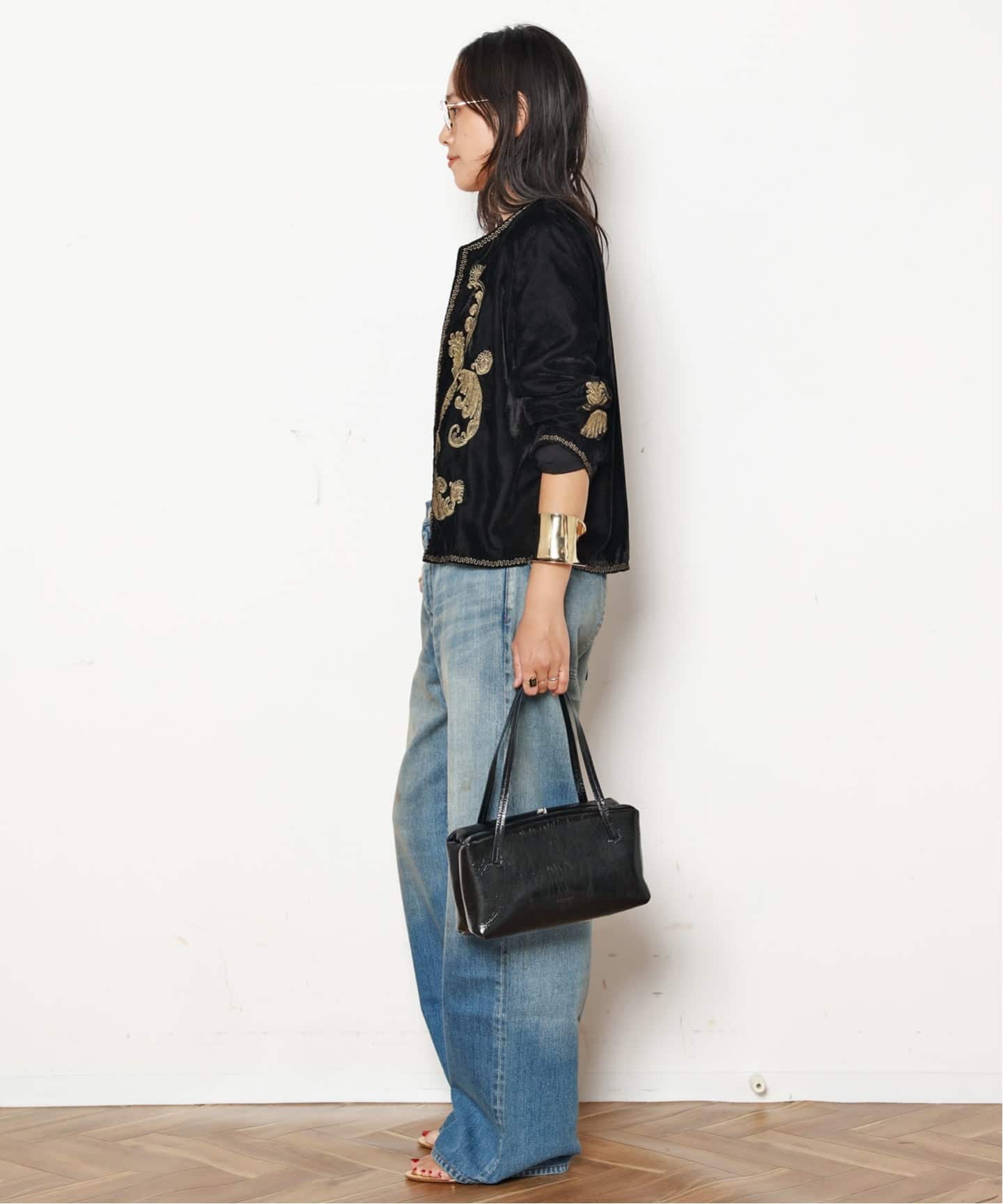 新品未使用！クチュールドアダム　Velvet Embroidery Jacket エディフィス EDIFICE COUTURE D'ADAM (クチュール ド アダム