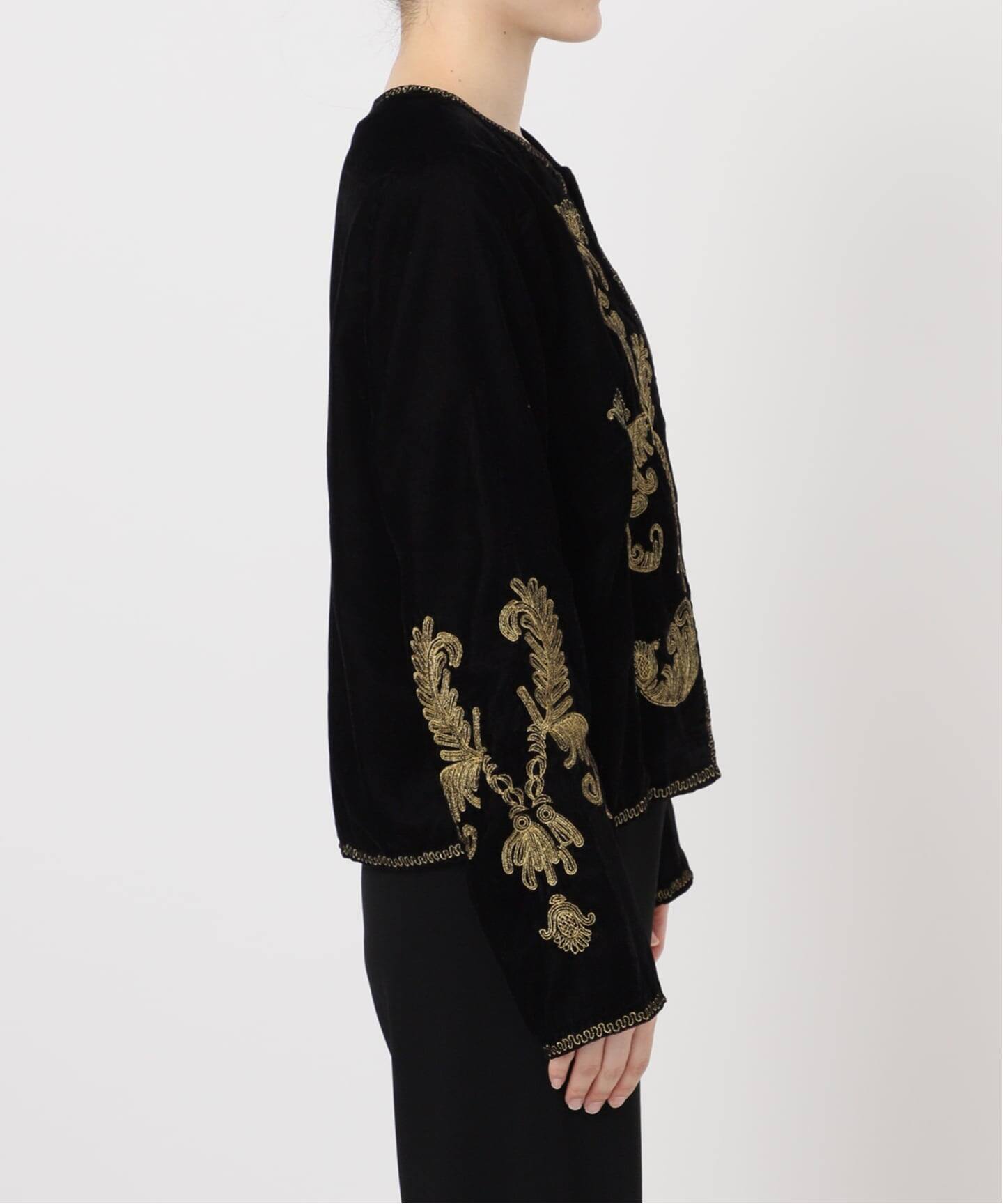 新品未使用！クチュールドアダム　Velvet Embroidery Jacket COUTURE D'ADAM/クチュールドアダム】Velvet Embroidery Jacket