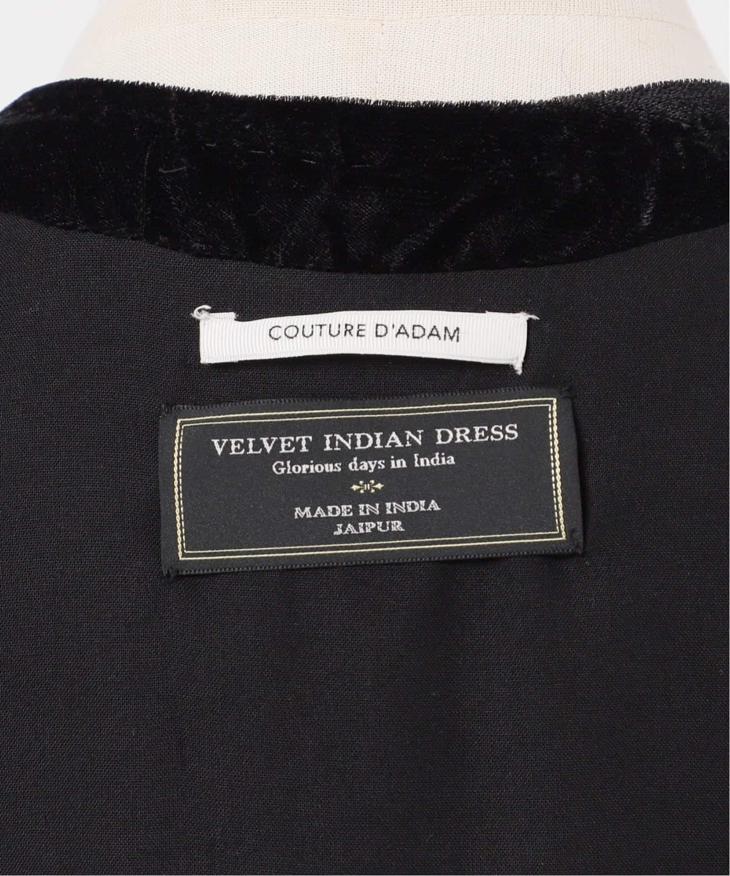 COUTURE D'ADAM/クチュールドアダム】Velvet Embroidery Jacket