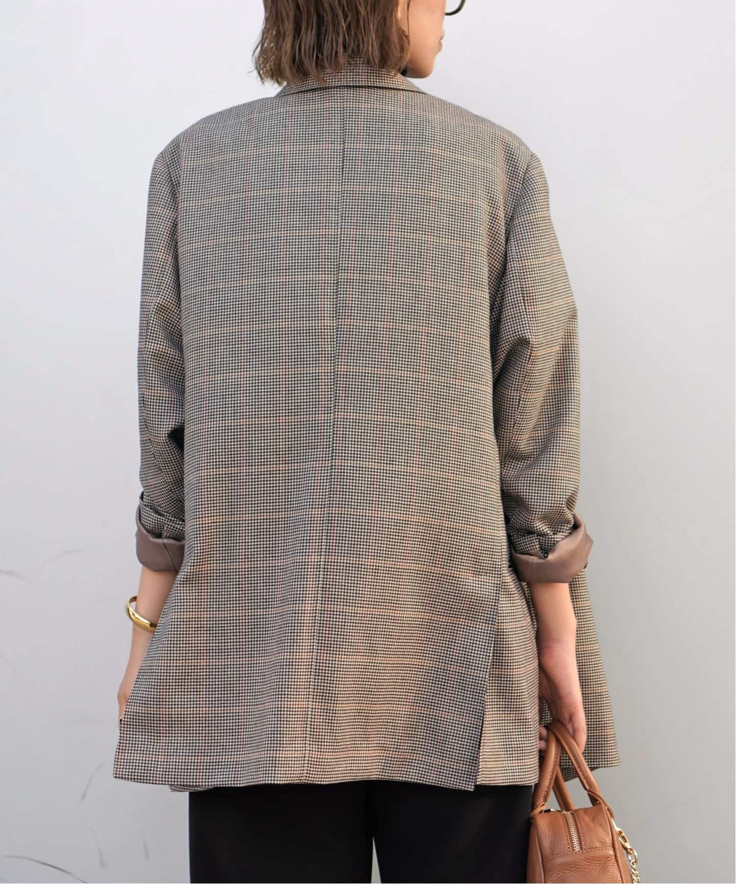 Deuxieme Classe Couture d'adam チェックコート DEUXIEME CLASSE（チェック ・ チェスターコート）のフリマ