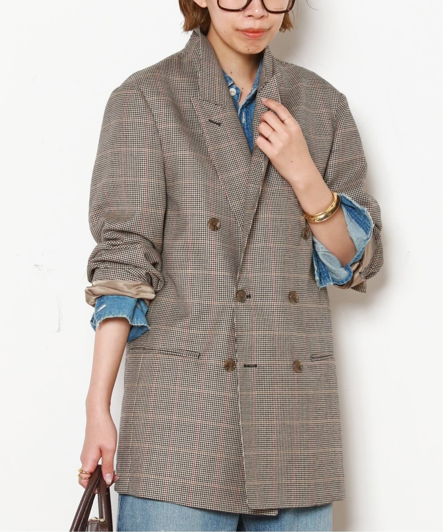 Deuxieme Classe Couture d'adam チェックコート Deuxieme Classe Couture d'adam チェックコート