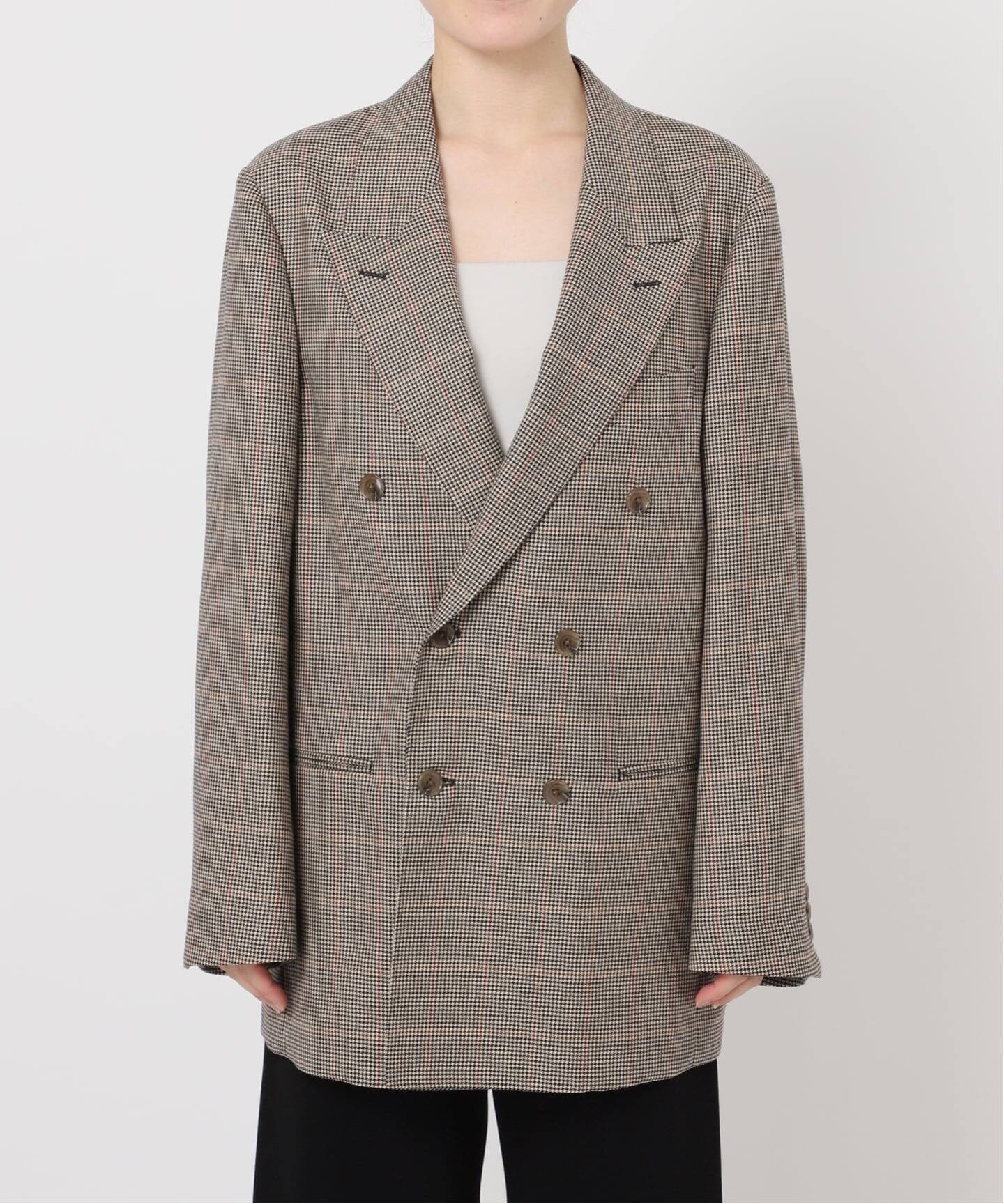 COUTURE D'ADAM/クチュールドアダム】Scotish check Jacket/Double