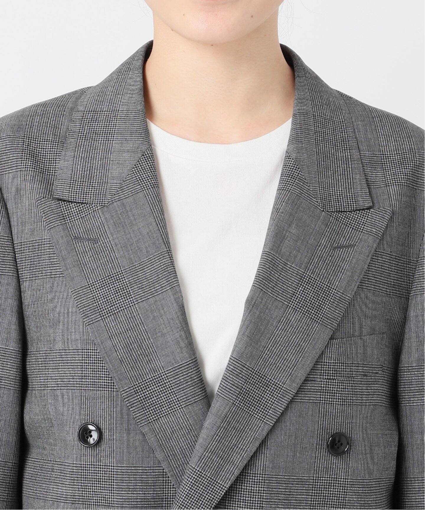 COUTURE D`ADAM / クチュールドアダム】グレンチェックダブル  