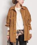 【PROVOKE/プロヴォーク】 ベロアタッチフリンジジャケット