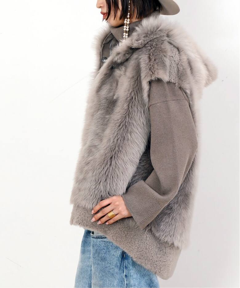 KARL DONOGHUE/カールドノヒュー】TOSCANA HOODED GILET（ジレ）｜AP 