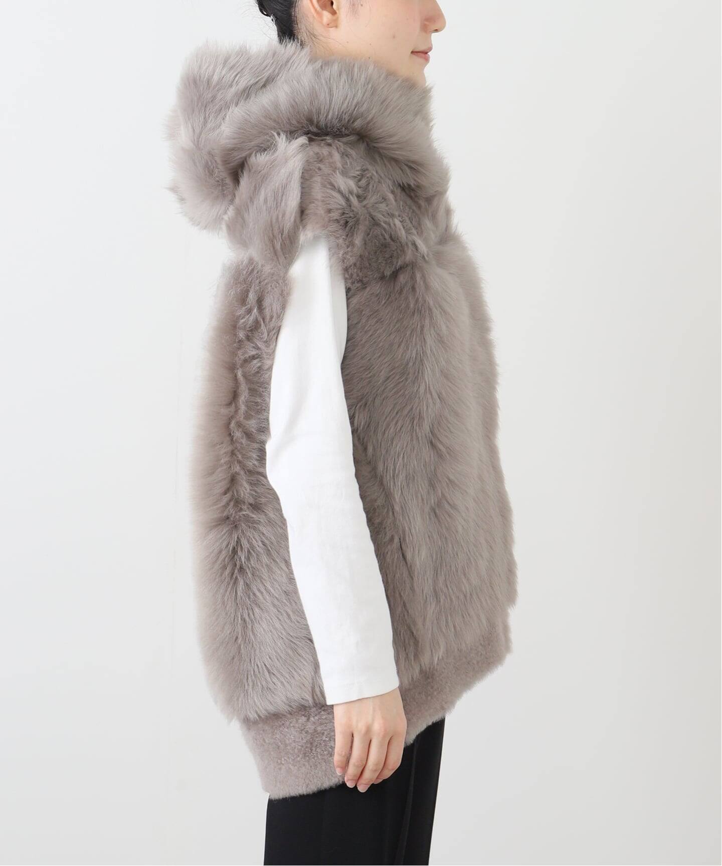 KARL DONOGHUE/カールドノヒュー】TOSCANA HOODED GILET（ジレ）｜AP