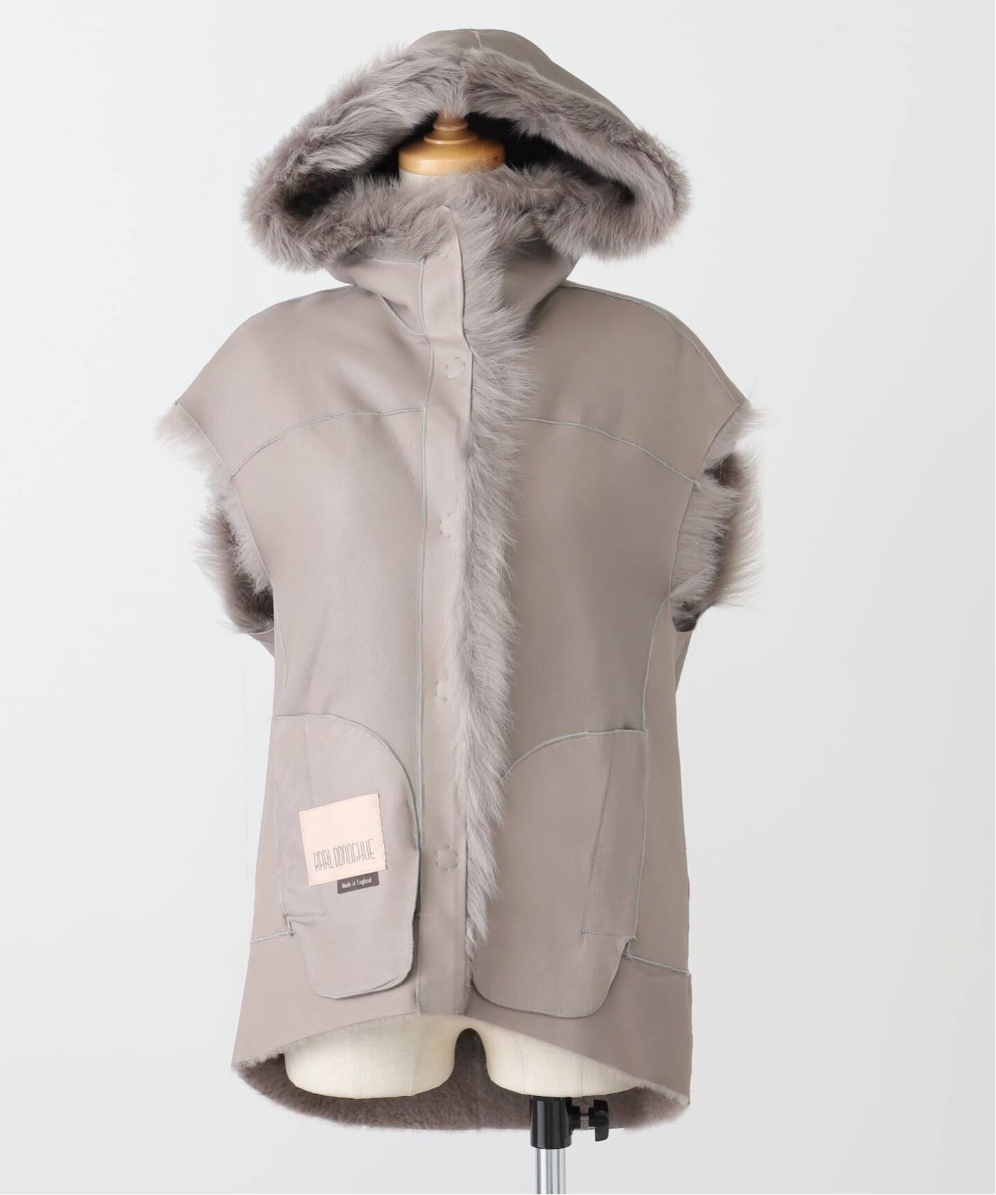 KARL DONOGHUE/カールドノヒュー】TOSCANA HOODED GILET（ジレ）｜AP