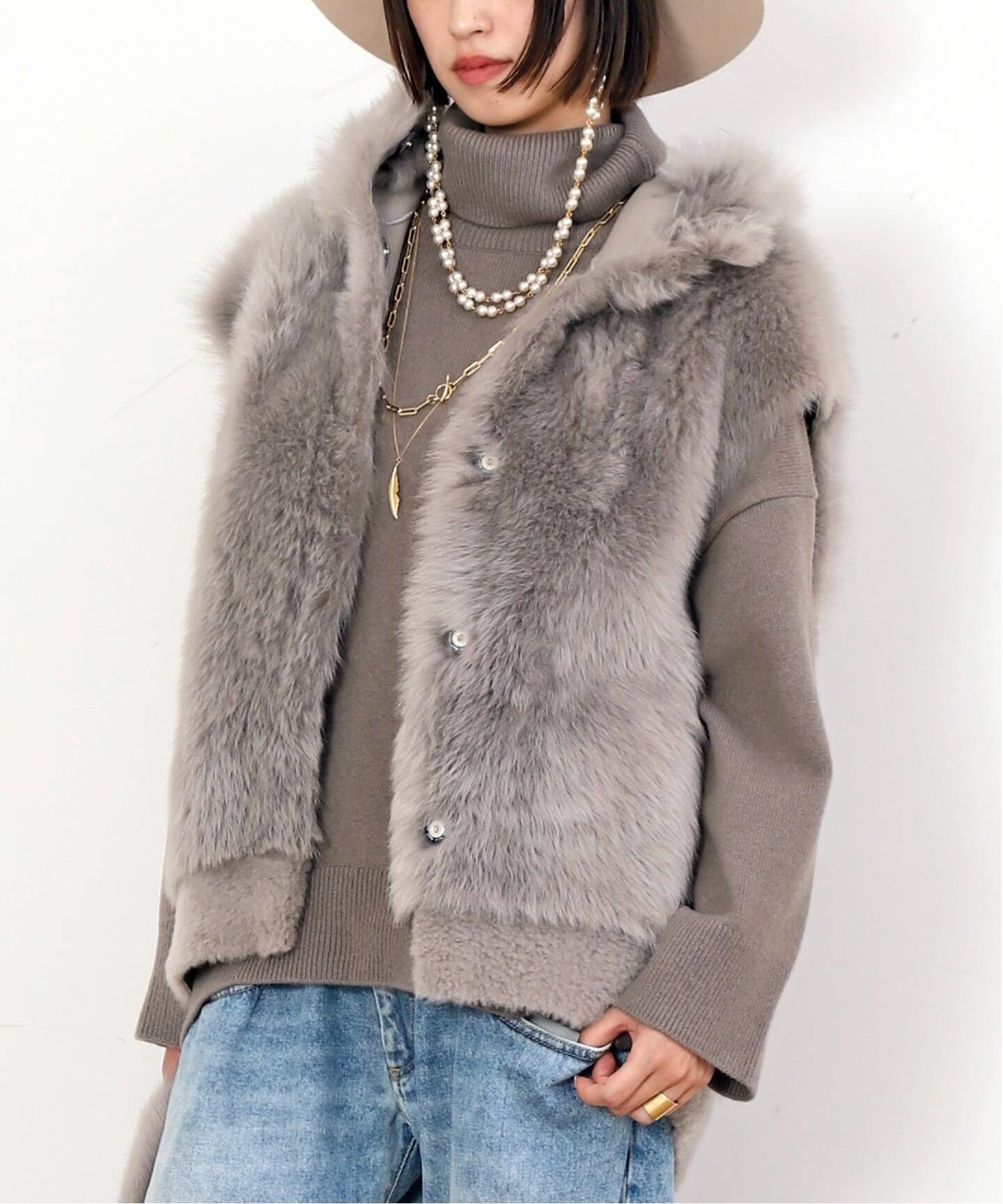 KARL DONOGHUE/カールドノヒュー】TOSCANA HOODED GILET（ジレ）｜AP 