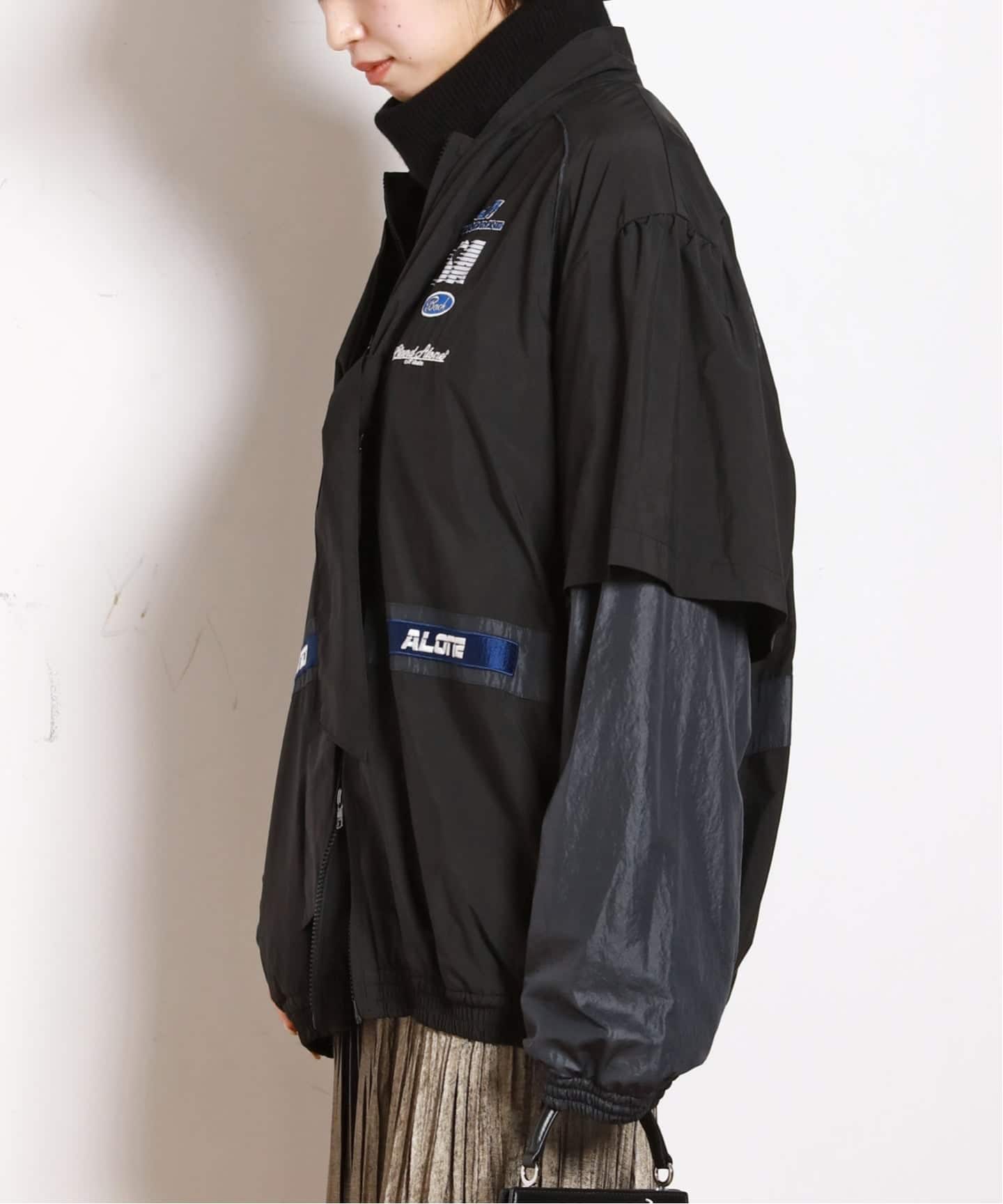 stand alone スタンドアローン　ウィンドブレーカー　ジャケット StandAlone/スタンド アローン】DETACHABLE PANEL RACING JACKET
