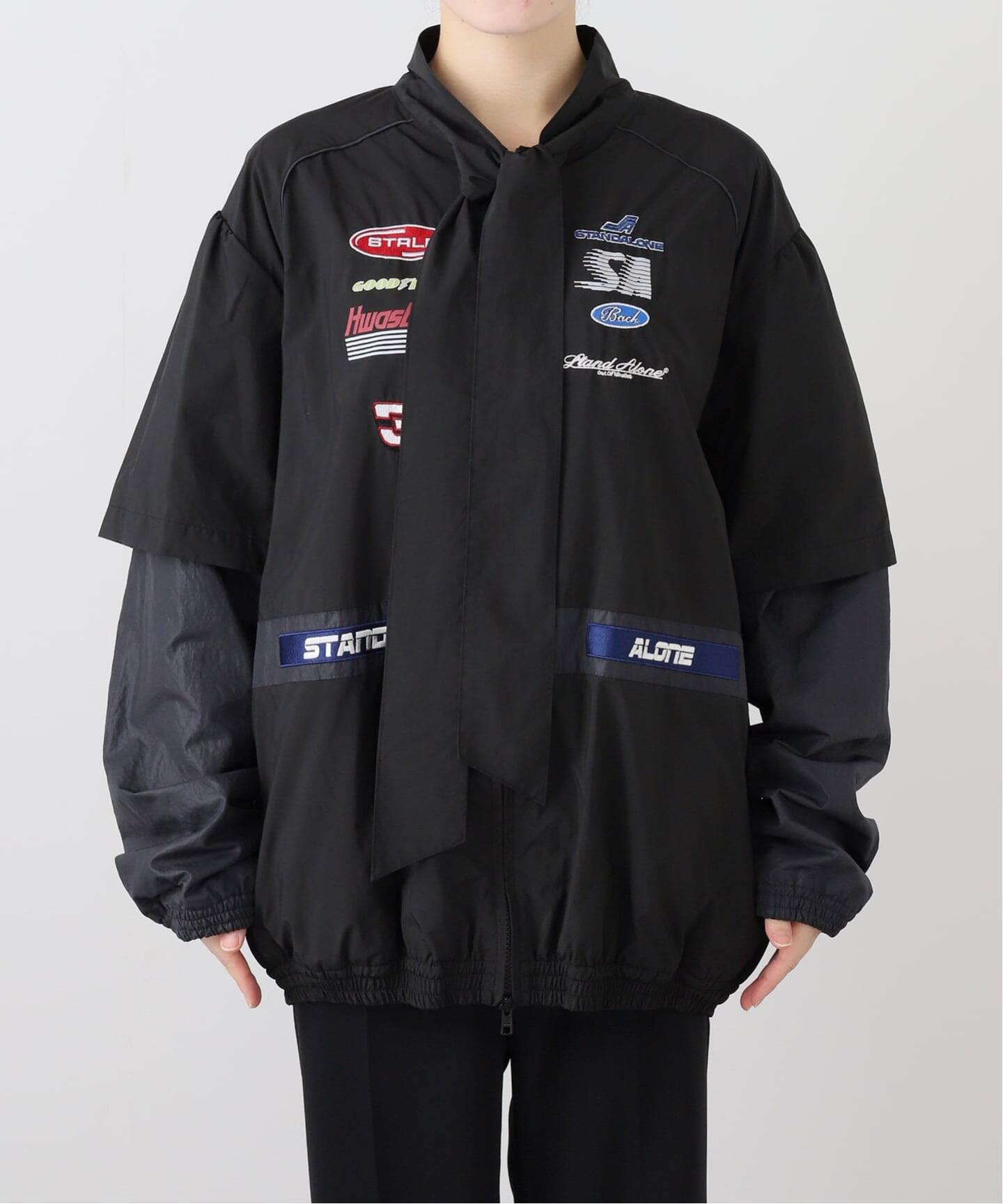 StandAlone/スタンド アローン】DETACHABLE PANEL RACING JACKET 