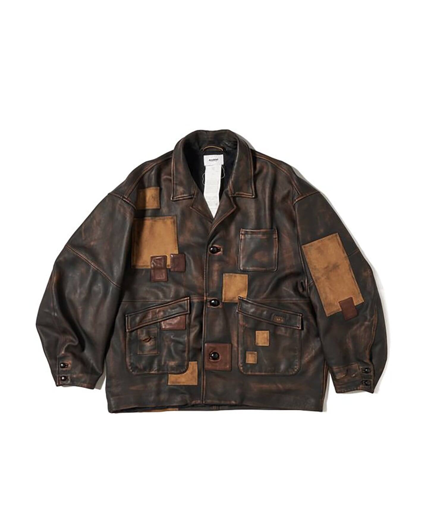 doublet / ダブレット PATCHWORK LEATHER JACKET（その他