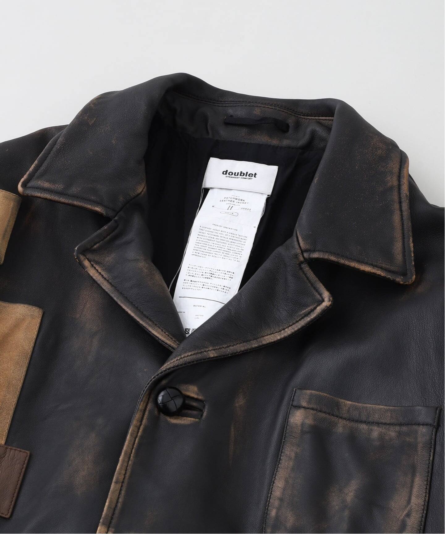 doublet / ダブレット PATCHWORK LEATHER JACKET（その他ジャケット