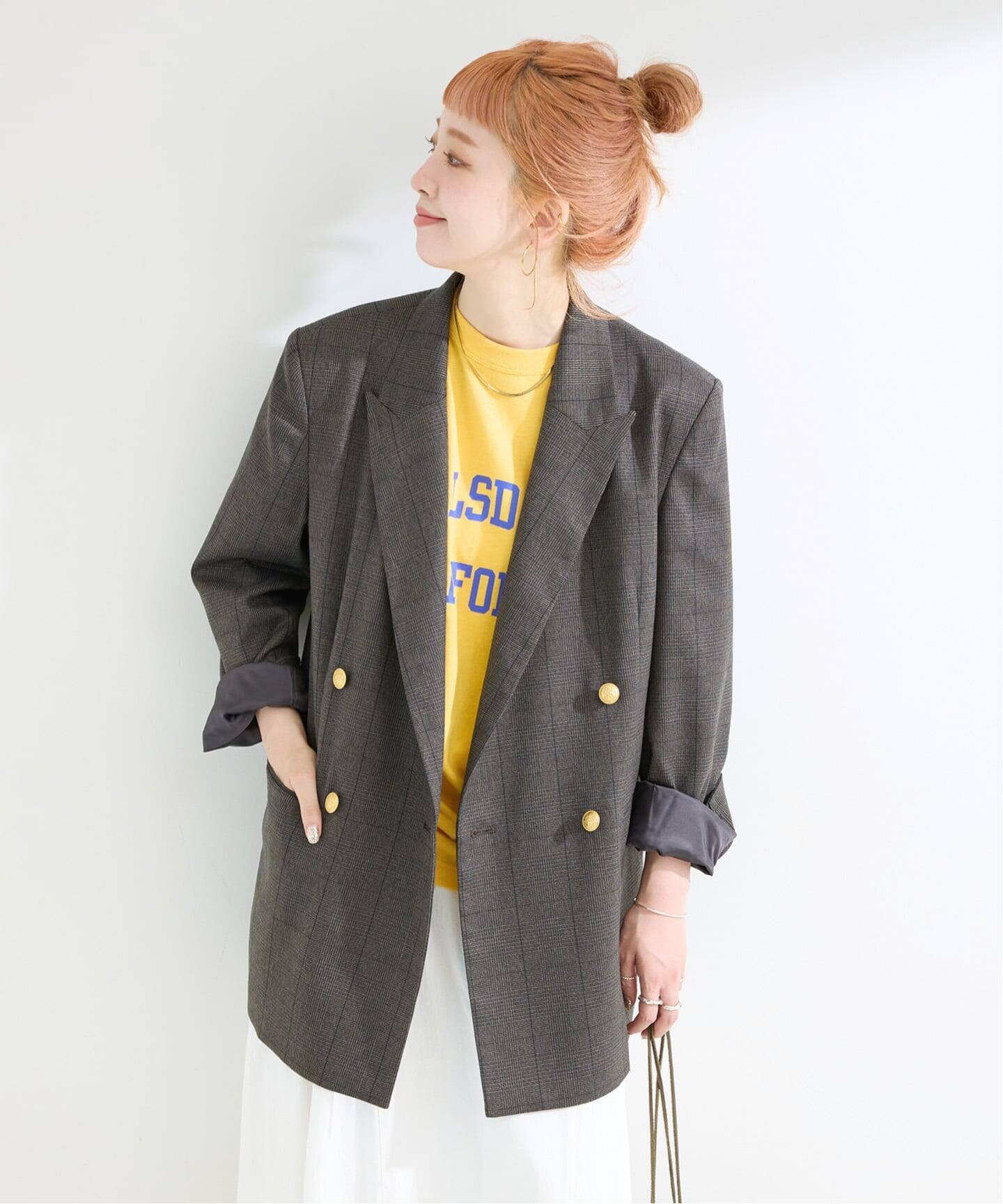 Wブレストピークド4Bジャケット（テーラードジャケット）｜B.C STOCK