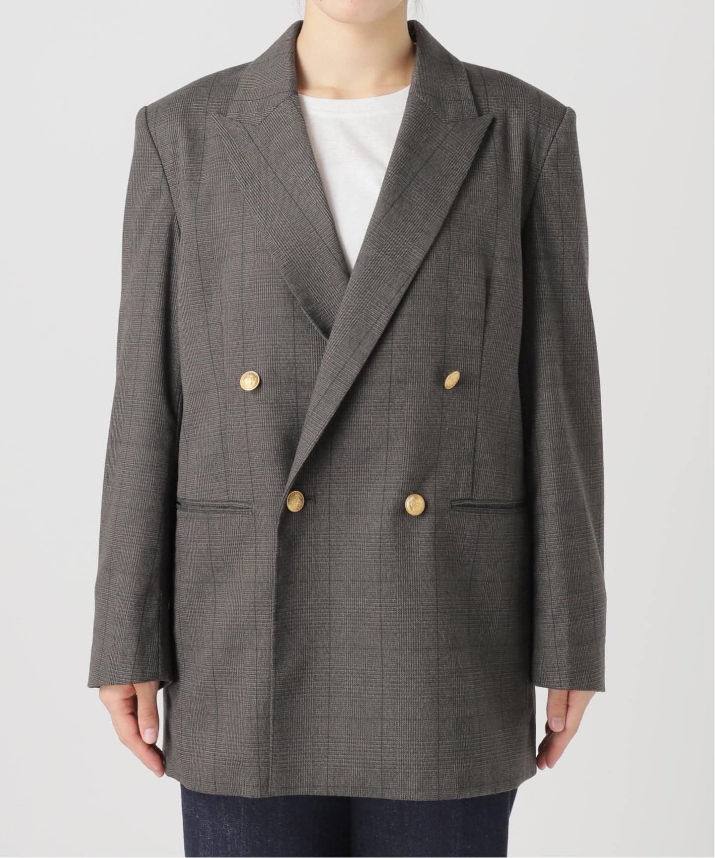 Wブレストピークド4Bジャケット（テーラードジャケット）｜B.C