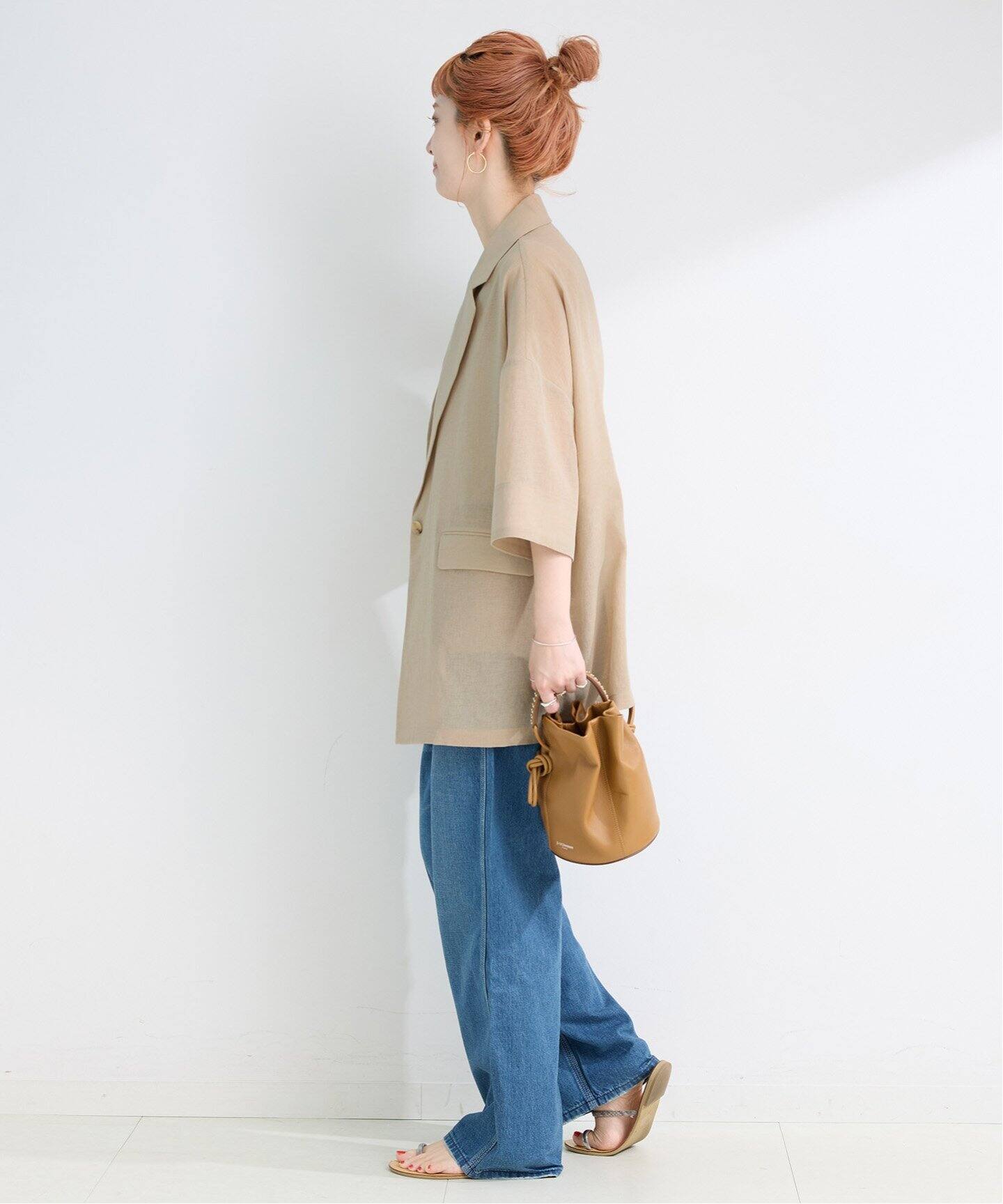 手洗い可 / ハーフスリーブジャケット（テーラードジャケット）｜B.C