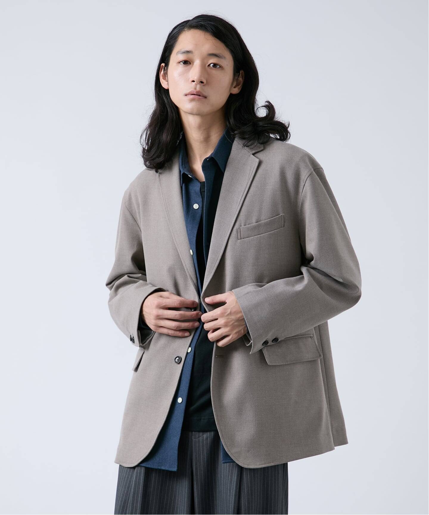 ウール混 オーバージャケット（テーラードジャケット）｜B.C STOCK