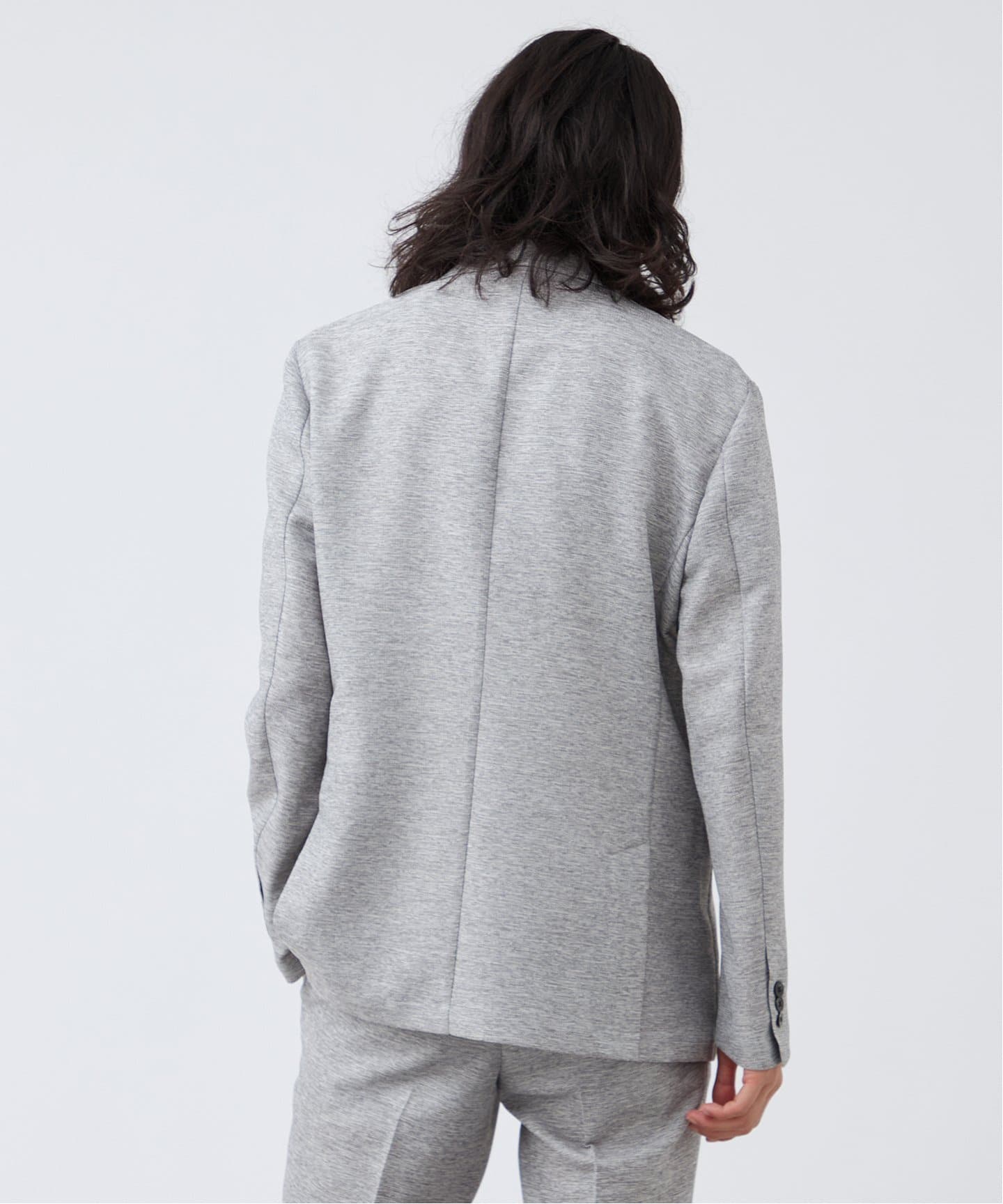 CULUMI テーラードジャケット ホワイト トロピカルカラミ テーラードジャケット（テーラードジャケット