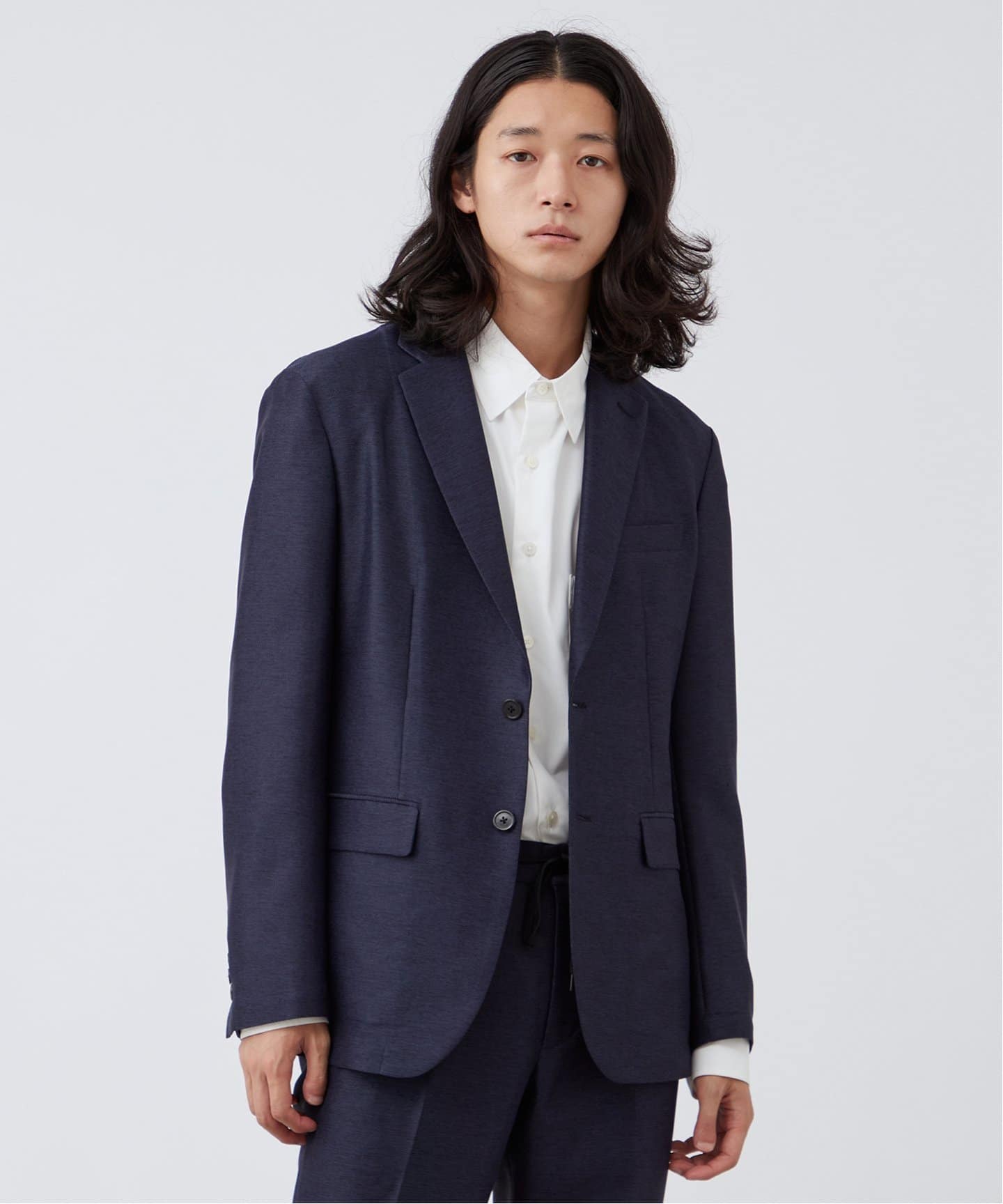 COMPTOIR DES COTONNIERS ネイビー テーラードジャケット COMPTOIR DES COTONNIERS ネイビー テーラードジャケット