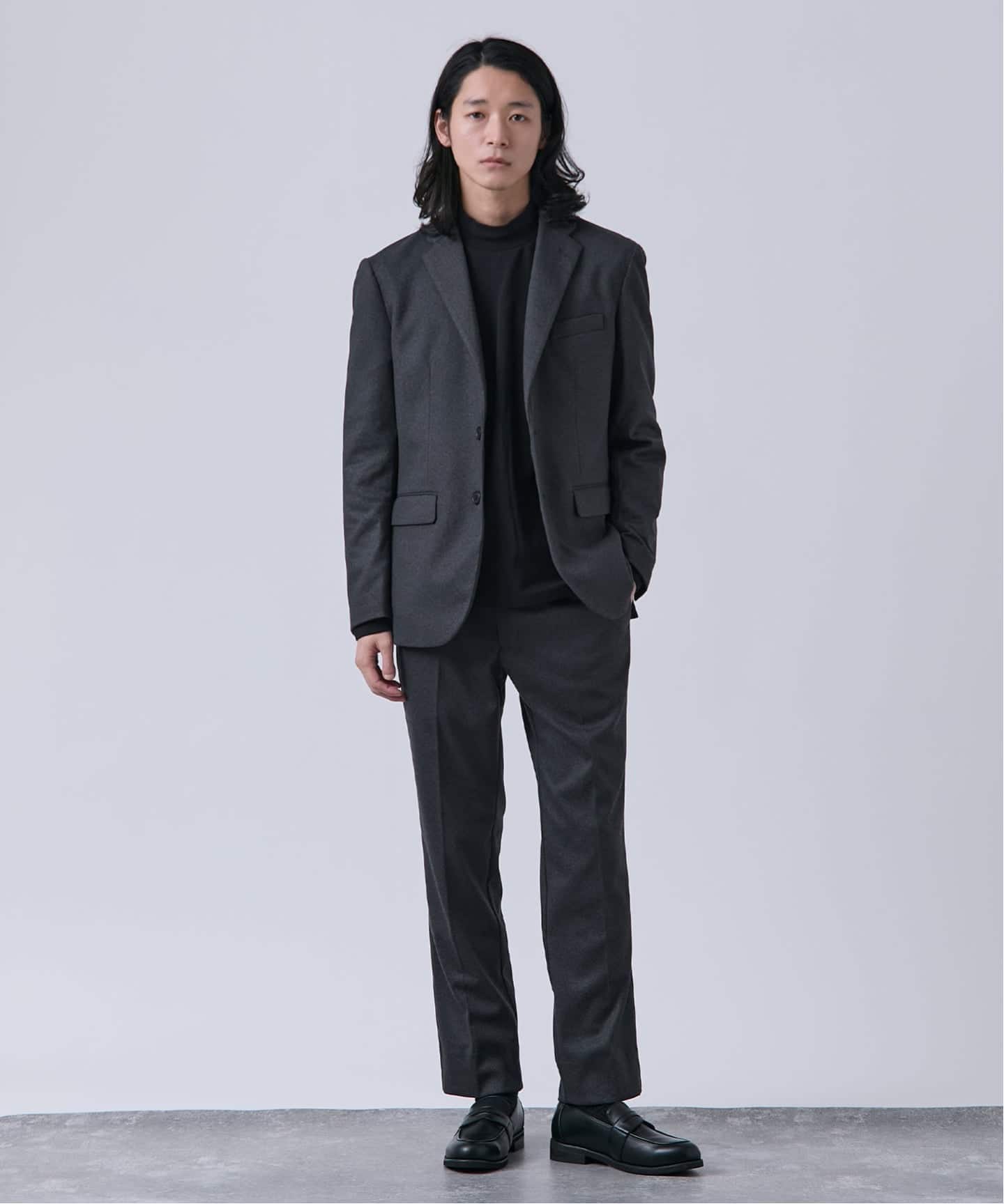 ニットフランネル テーラードジャケット（テーラードジャケット）｜B.C