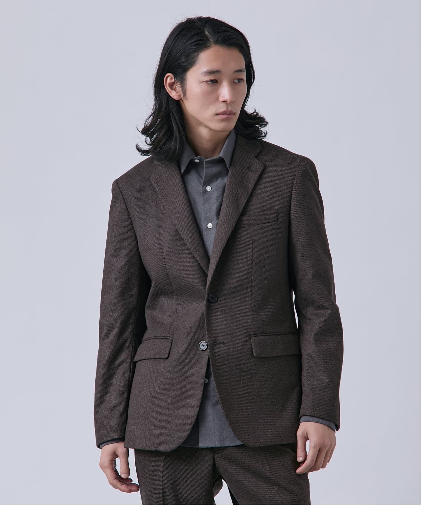 ニットフランネル テーラードジャケット（テーラードジャケット）｜B.C