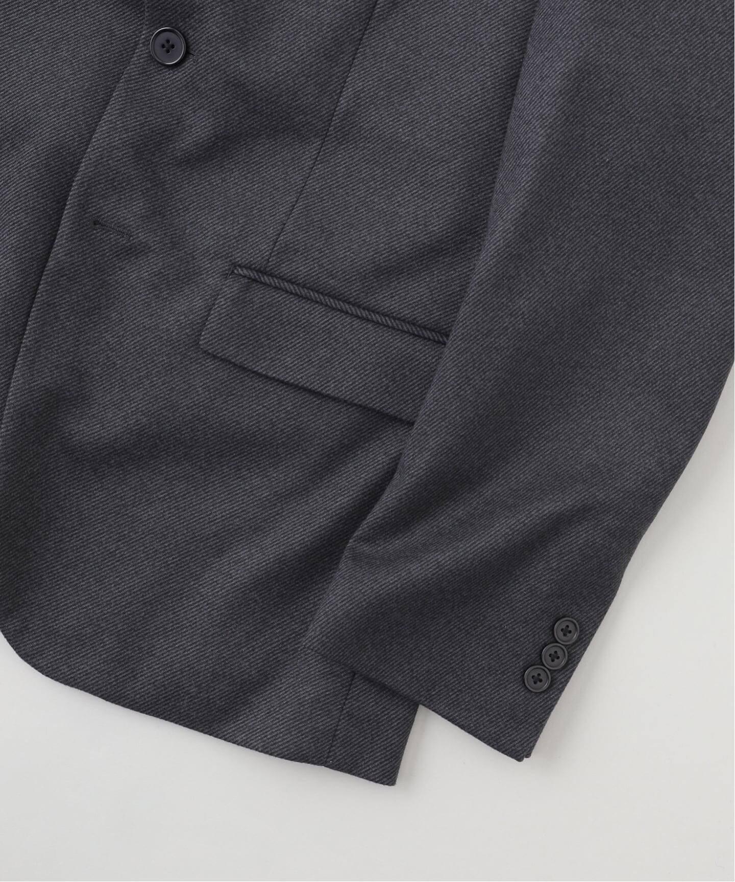 【ブラウン】ニットフランネル テーラードジャケット B.C STOCK｜ニットフランネル テーラードジャケット | Rakuten Fashion