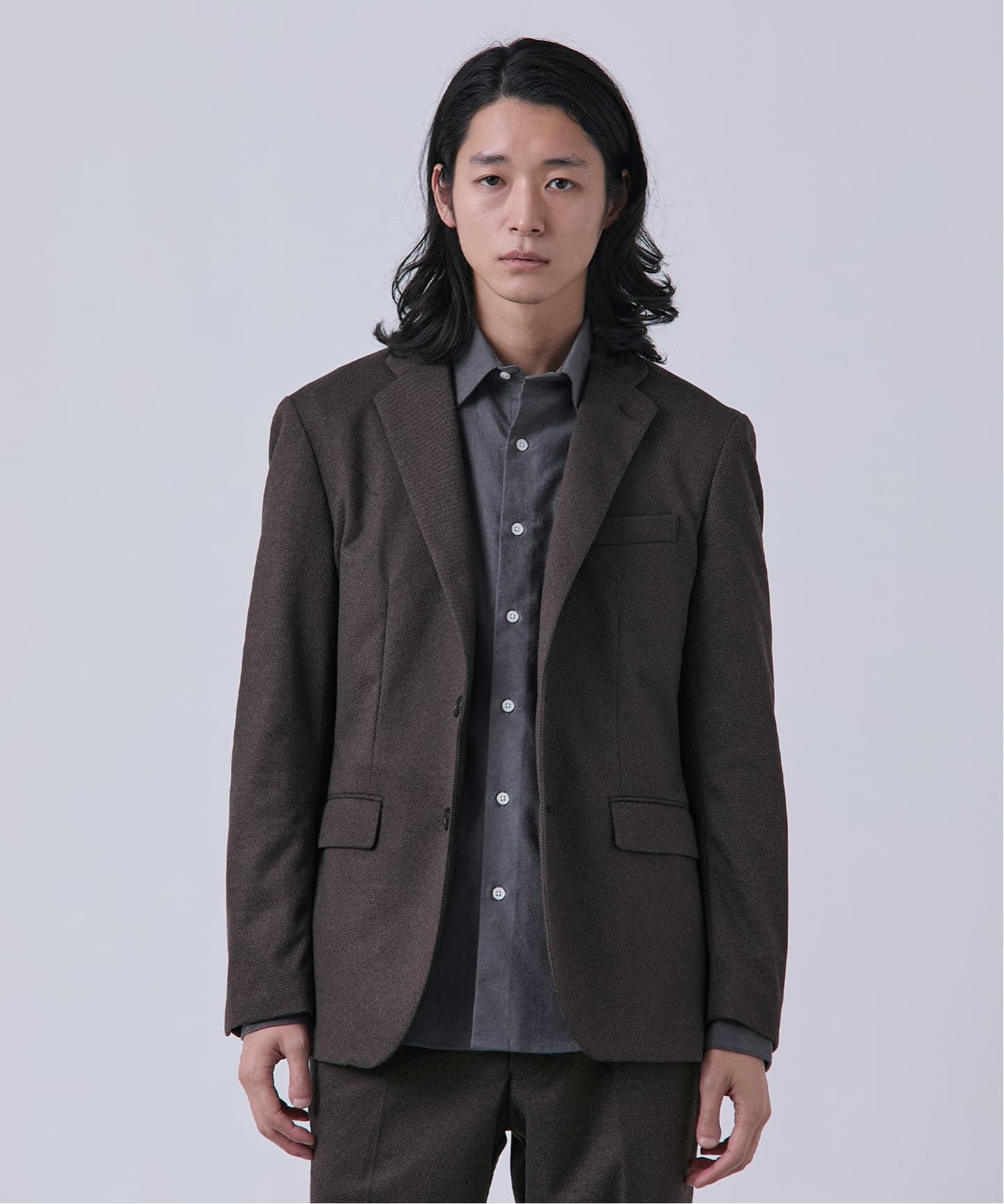 ニットフランネル テーラードジャケット（テーラードジャケット）｜B.C