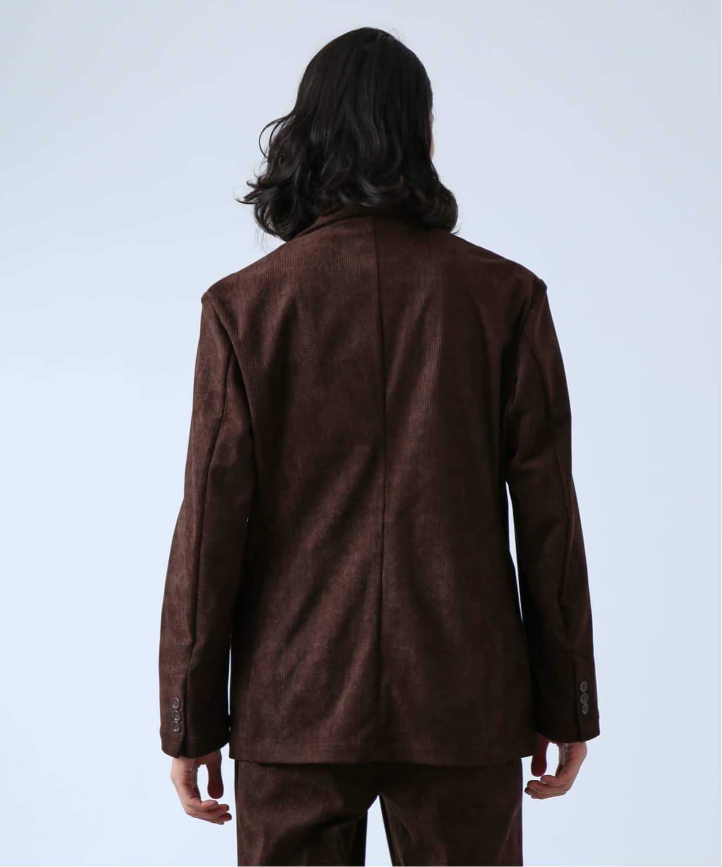 ダブルフェイス コーデュロイテーラードジャケット（テーラード