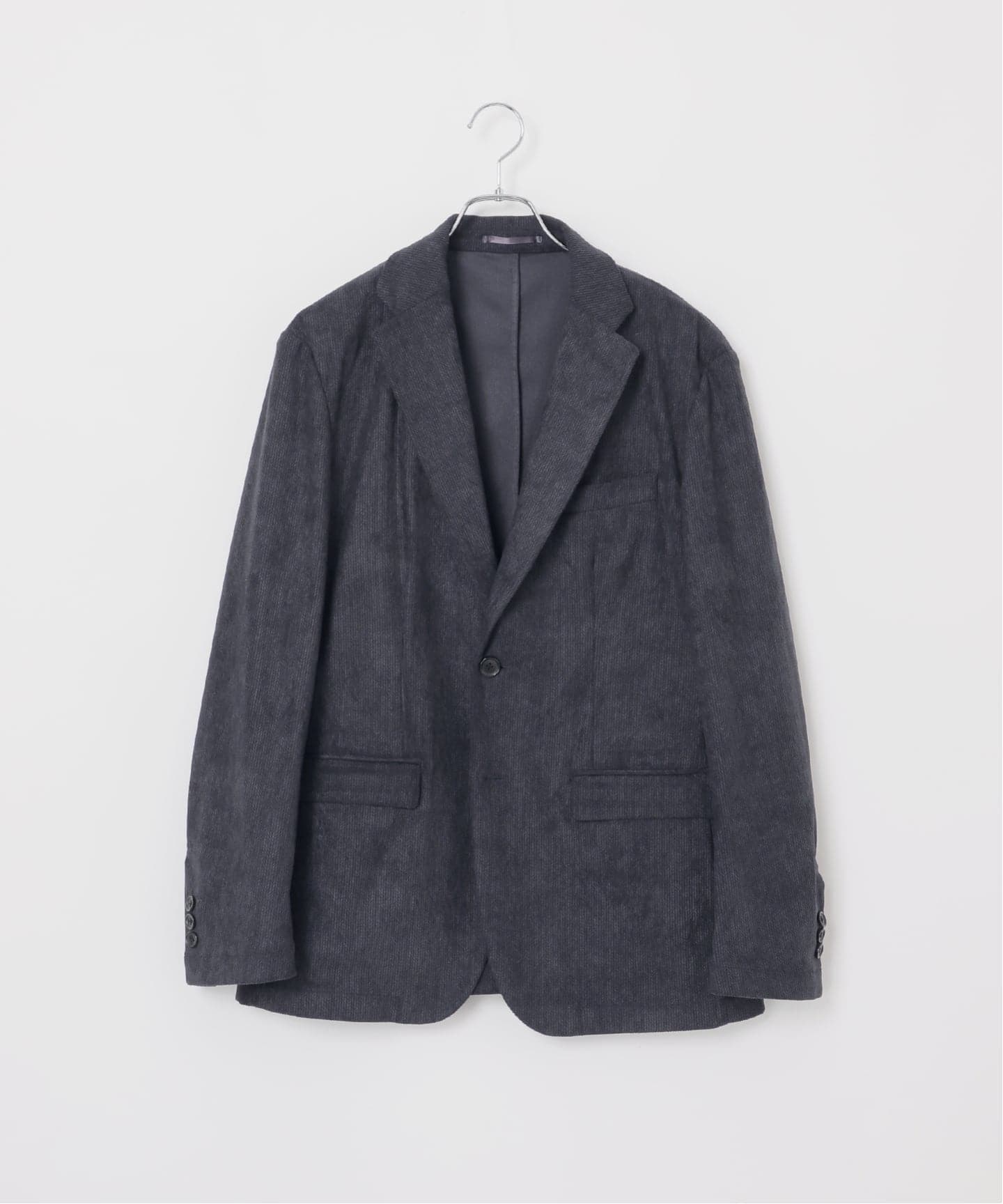 ダブルフェイス コーデュロイテーラードジャケット（テーラード