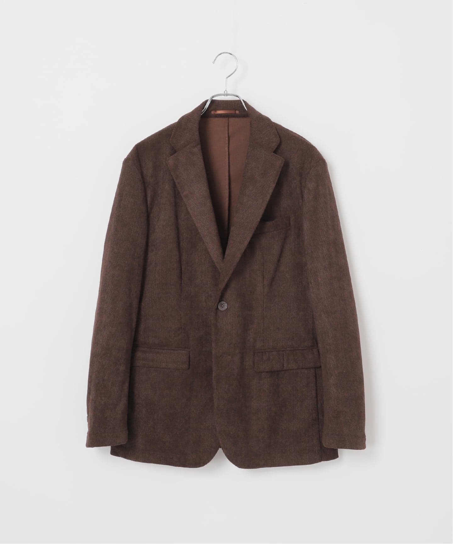 ダブルフェイス コーデュロイテーラードジャケット（テーラード