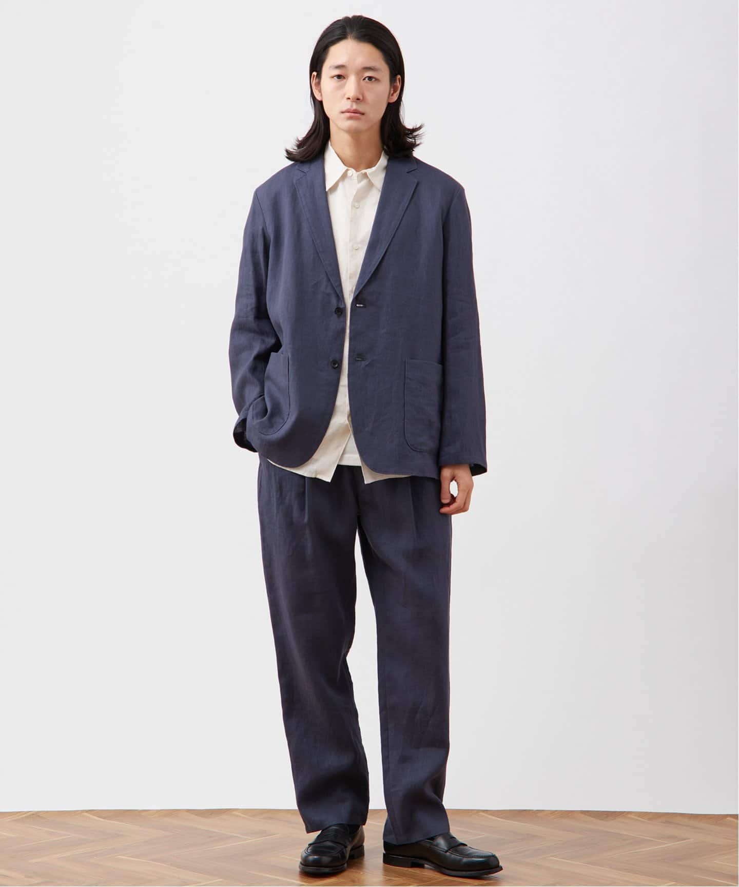 European Flax / ヨーロピアンフラックス】 リネン テーラード