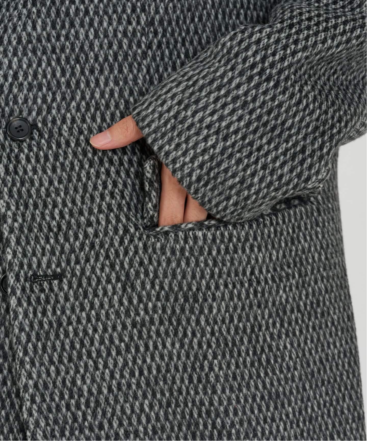 Deux Allures/ドゥ アリュール】テーラーミドル シャギージャケット