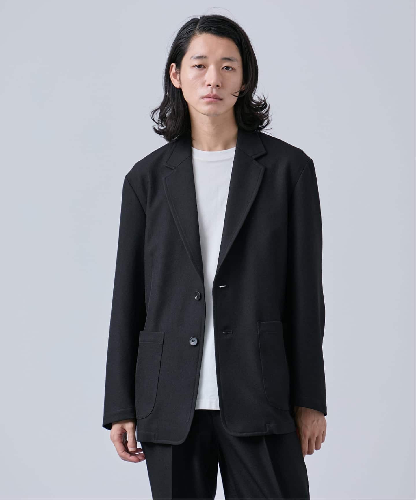 2点セット》ウールライク リラックスジャケット セットアップ（スーツ