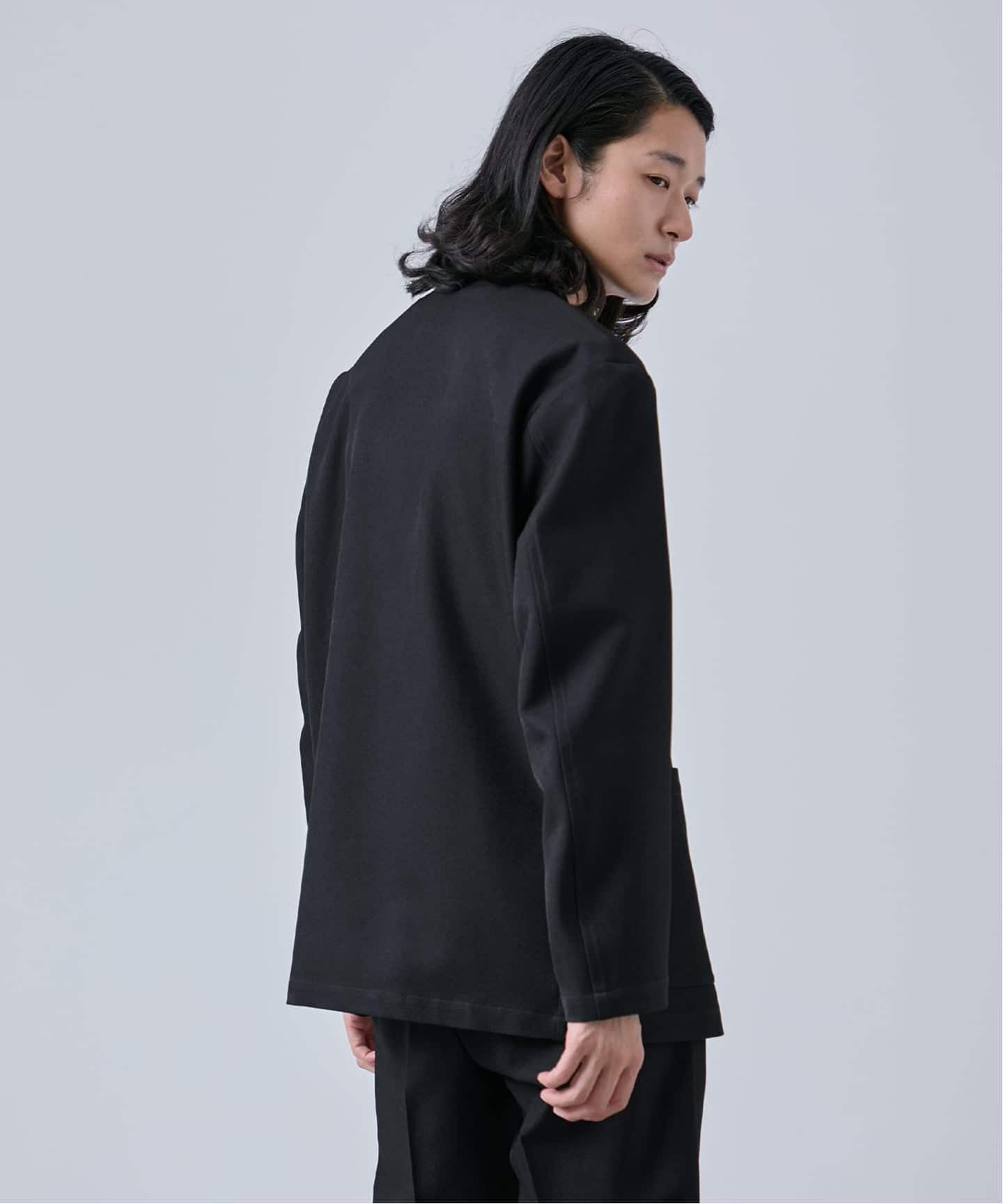 2点セット》ウールライク リラックスジャケット セットアップ（スーツ