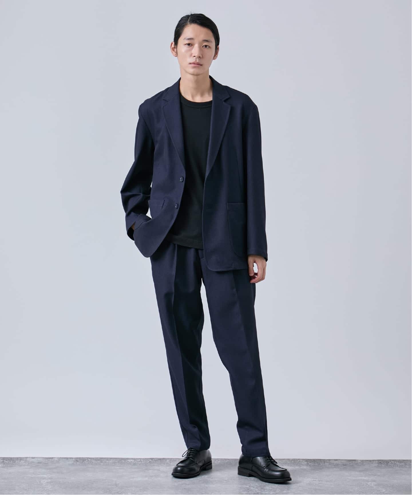 RALEIGH スーツ セットアップ ブラック ジャケット メンズ/メンズ セットアップスーツ/セットアップジャケット